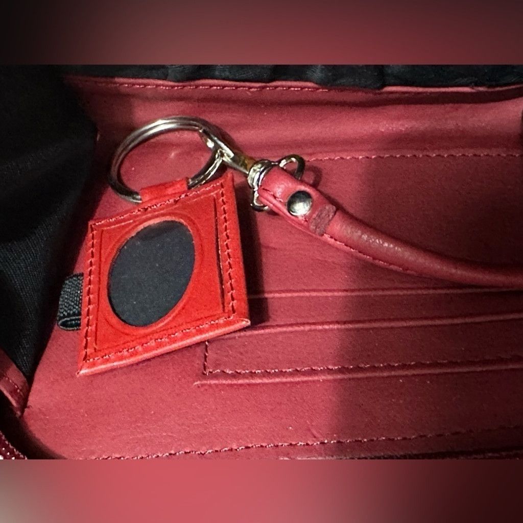 Dockers DOCKERS Genuine Leather Red Crossbody Bag. Size ONE SIZE - 9 Thumbnail
