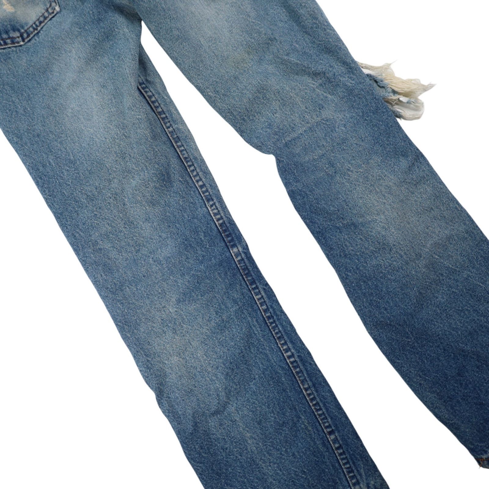 Levi's × Vintage Vintage Levis 509-0217 Distressed Orange Tab Denim Jeans Size US 29 - 11 Thumbnail
