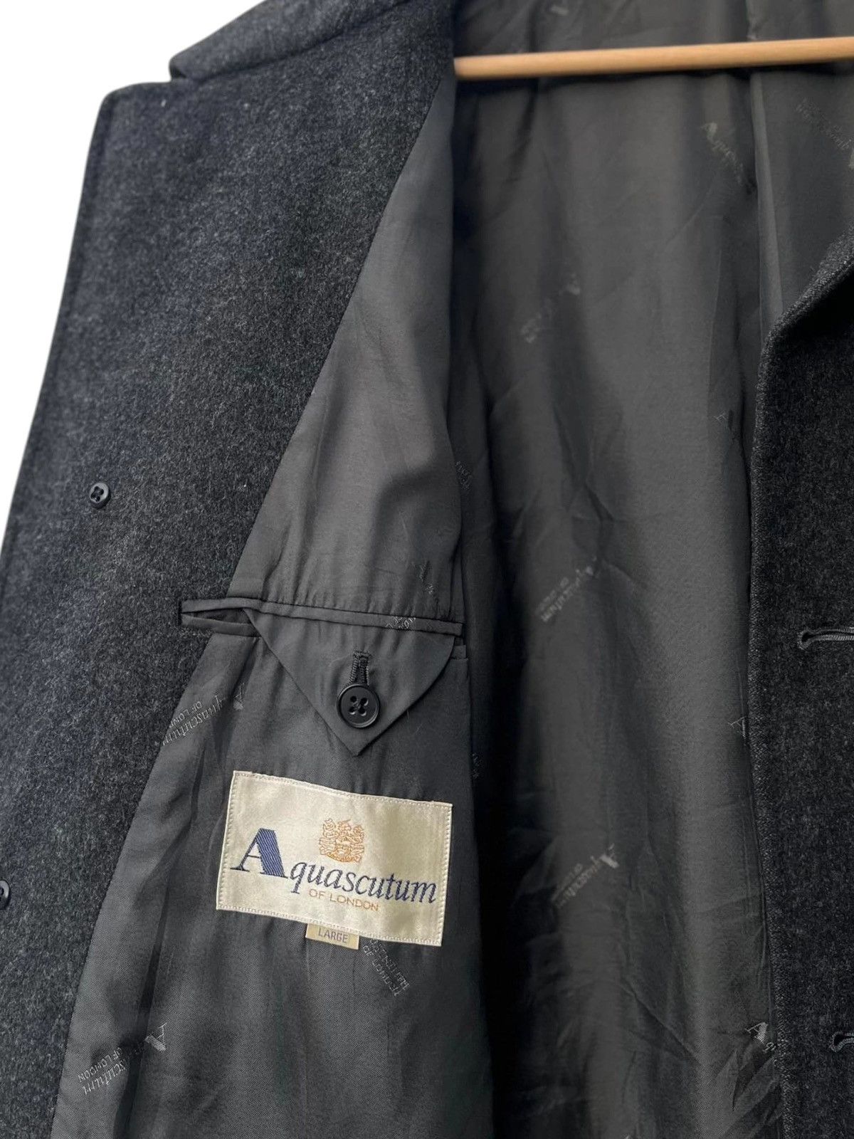 Aquascutum Vintage Aquascutum Wool Cashmere Blend Mac Coat Size US M / EU 48-50 / 2 - 11 Thumbnail