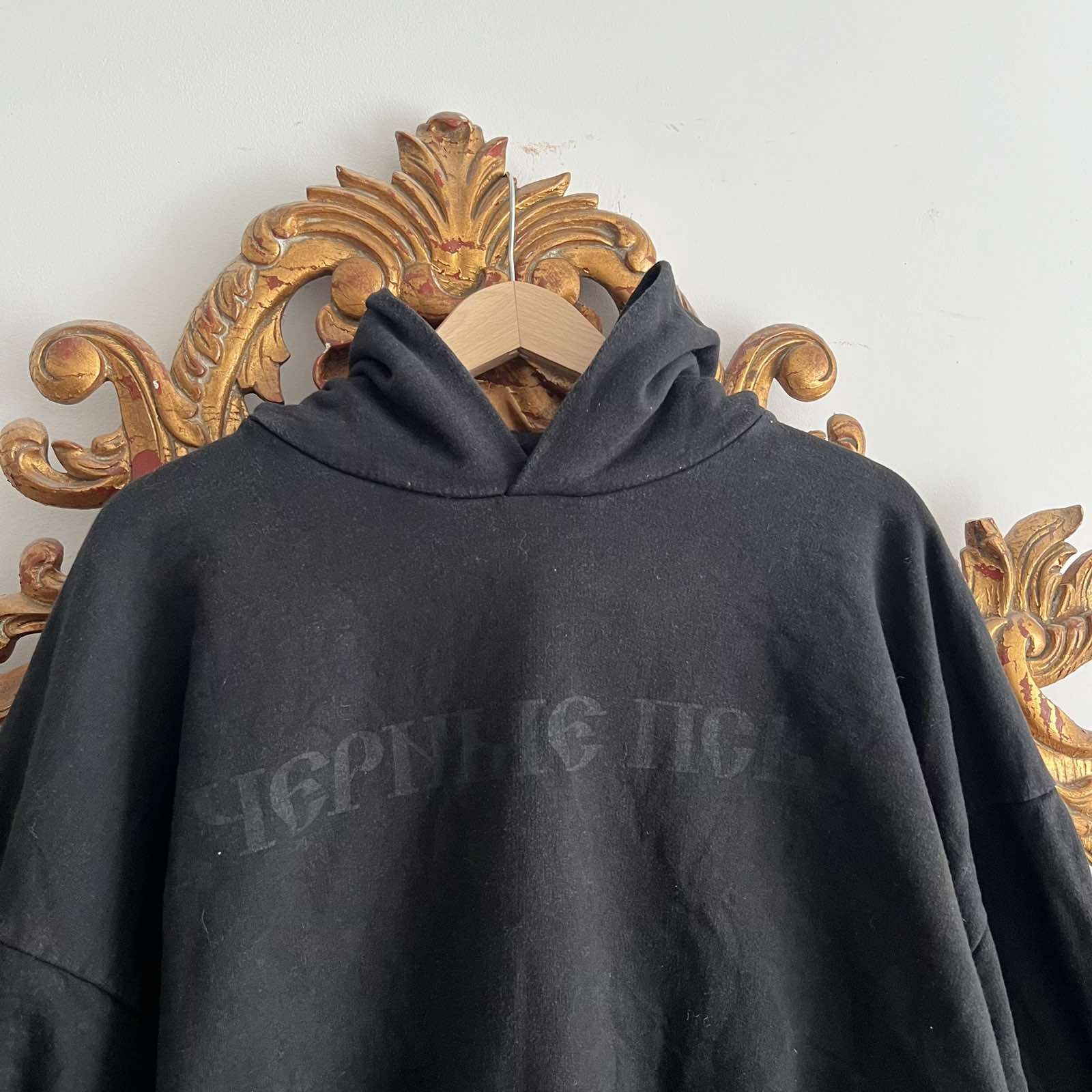 Yeezy Yeezy Black Dogs Gosha Rubchinskiy Hoodie Ye Rare Size US L / EU 52-54 / 3 - 4 Thumbnail