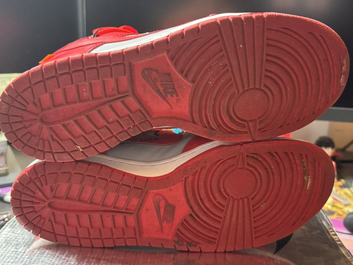 Nike × Off-White Nike x OFF WHITE Dunk Varsity Red Size US 10 / EU 43 - 5 Thumbnail