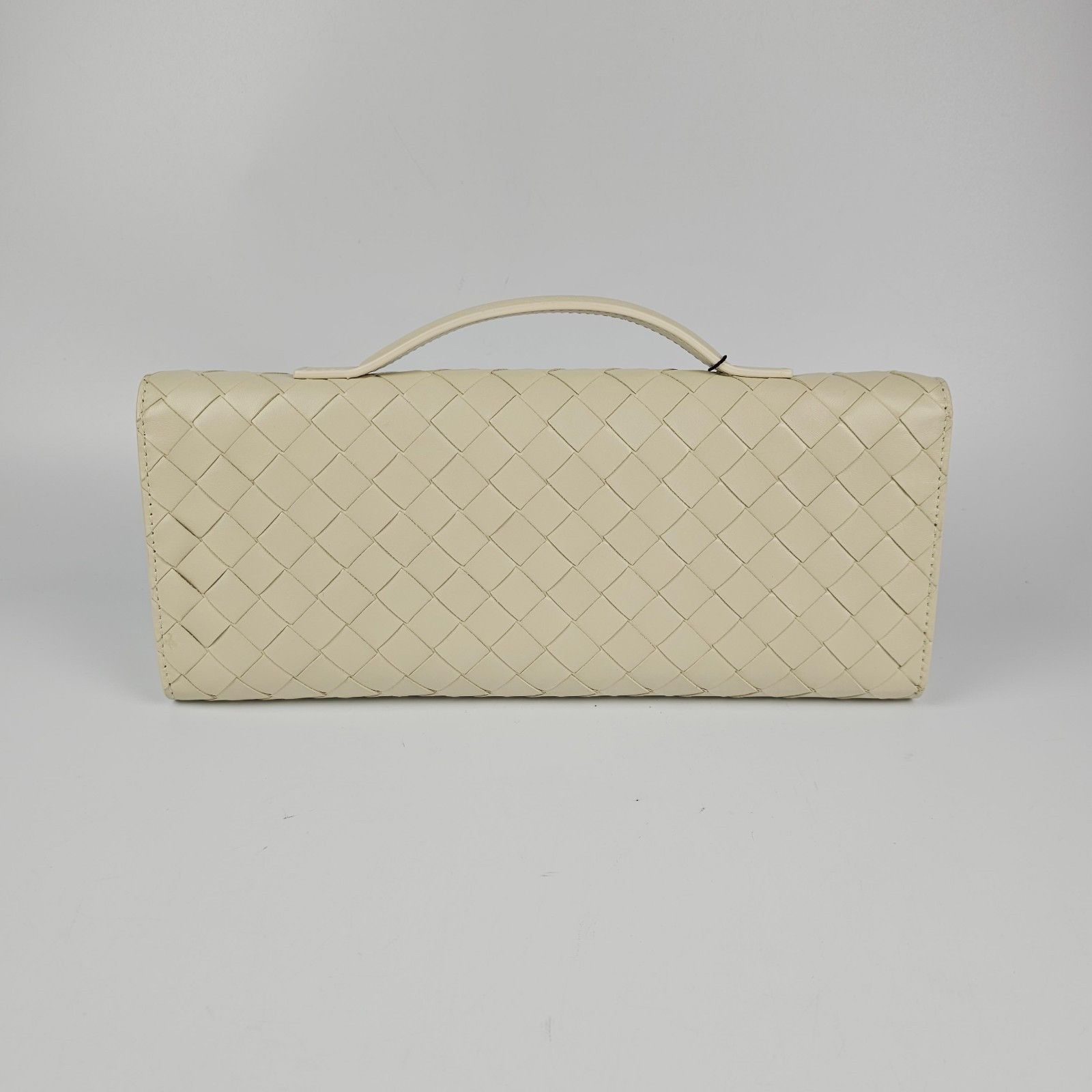 Bottega Veneta BOTTEGA VENETA $3500 Andiamo Sea Salt Top Handle Clutch New Size ONE SIZE - 9 Thumbnail