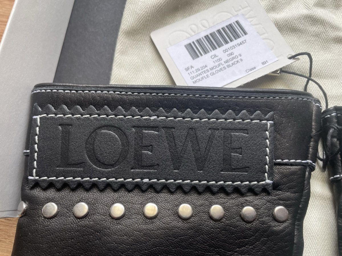 Loewe Loewe Leather Moufle Gloves Size ONE SIZE - 3 Thumbnail