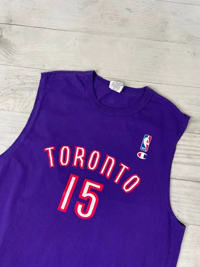 Champion Vintage Champion Toronto Raptors Carter #15 NBA Jersey Size US XL / EU 56 / 4 - 3 Thumbnail