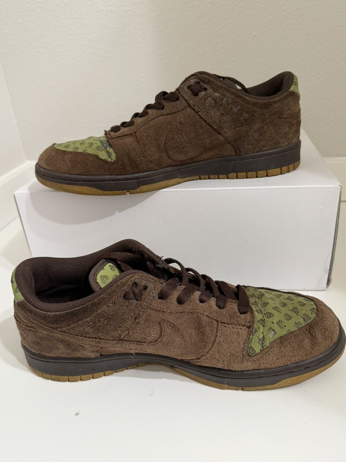 Diamond Supply Co. × Nike Vintage 2007 Nike Dunk Low Diamond Brown Size US 9 / EU 42 - 2 Thumbnail