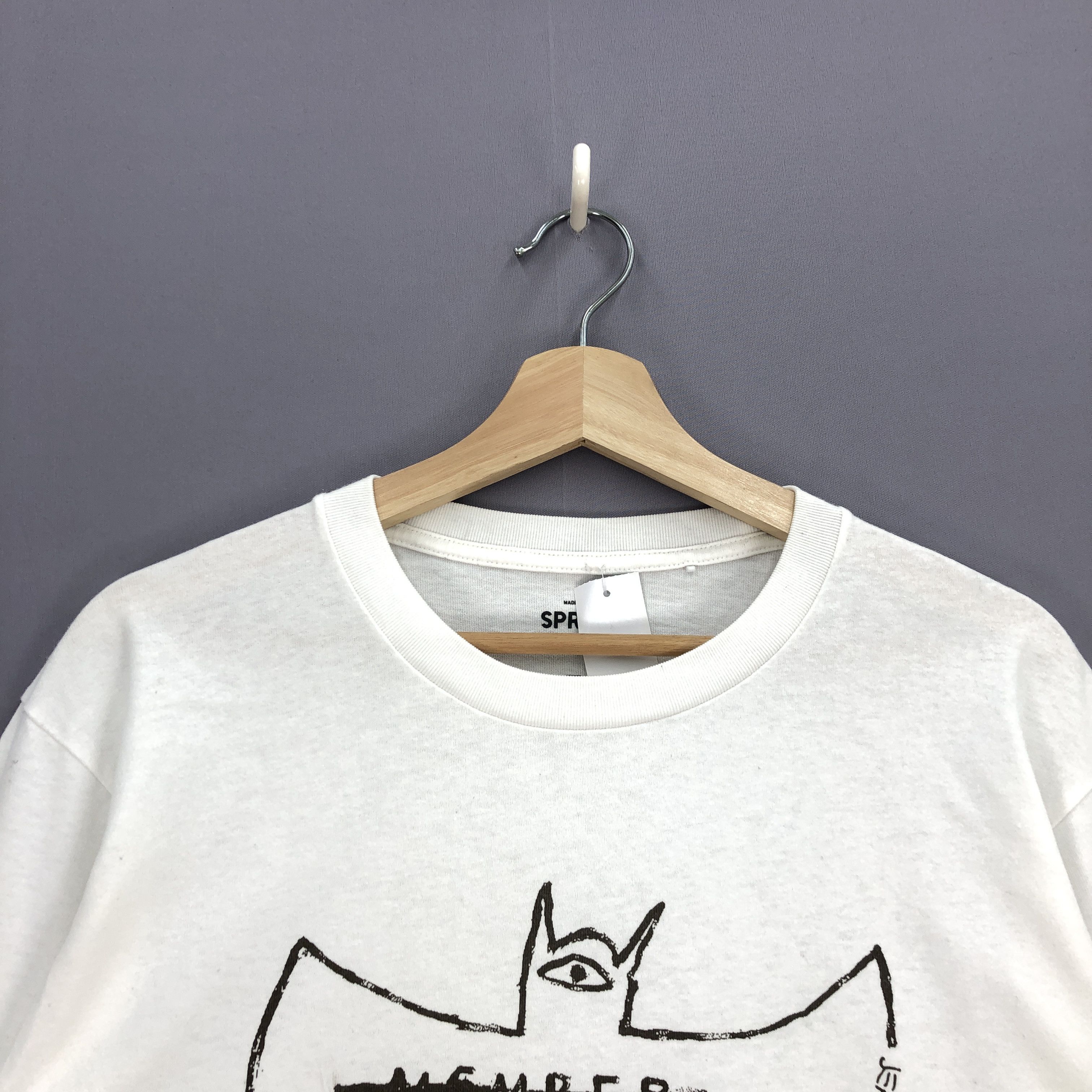 Art Comes First Vintage Jean Michel Basquiat T Shirt Fuck Pop Arts Tees Size US L / EU 52-54 / 3 - 3 Thumbnail