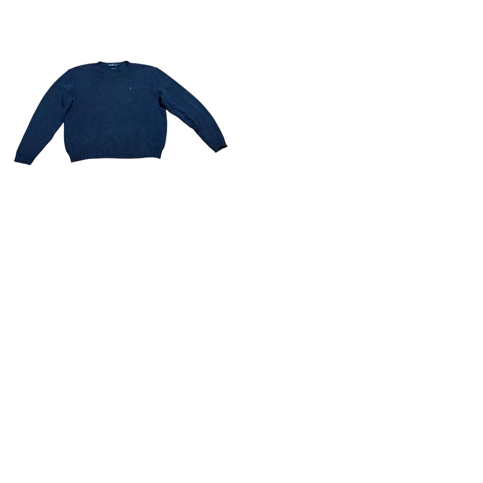 Ralph Lauren Polo Ralph Lauren Crew Neck Sweater Mens 2XL Wool Blend Pullover Blue Knit Regular Tailored Classic Size US XXL / EU 58 / 5 - 10 Thumbnail