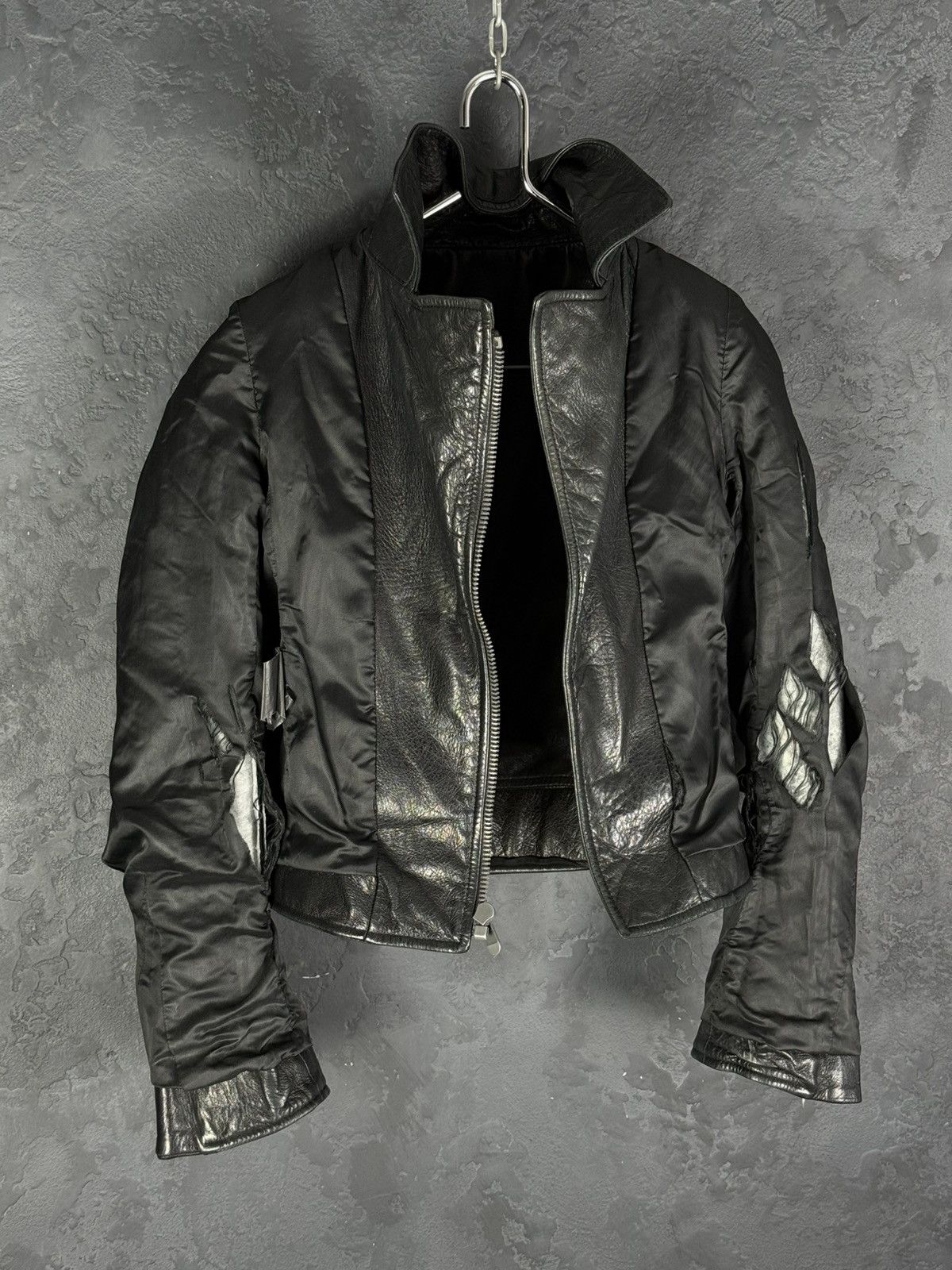 Balenciaga Balenciaga Vintage Women’s Biker Leather Jacket Size S / US 4 / IT 40 - 23 Thumbnail