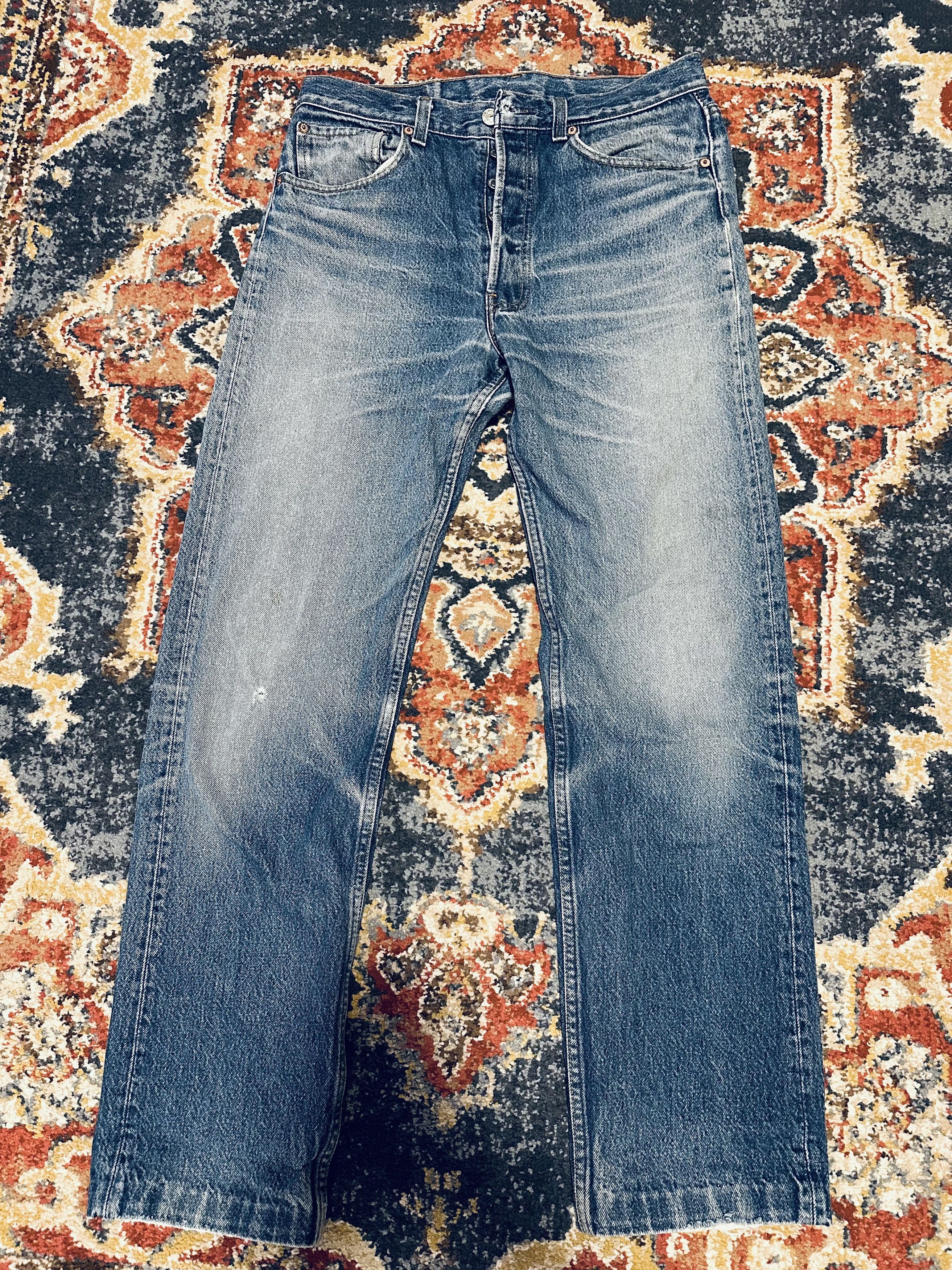 Levi's Levi's 501 Jeans - Light Blue - Vintage Feel Size US 32 / EU 48 - 1 Thumbnail