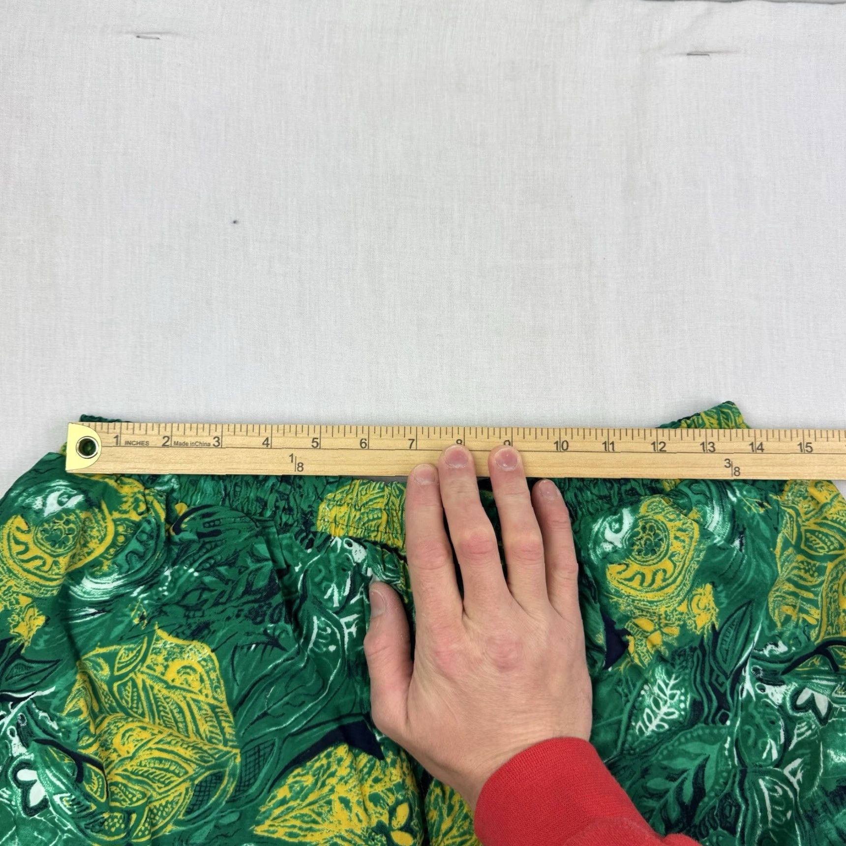 Vintage Vintage Laguna Swim Trunks Adult Large Green Tropical Swim Suit Shorts 90s Y2K Size US 33 - 7 Thumbnail