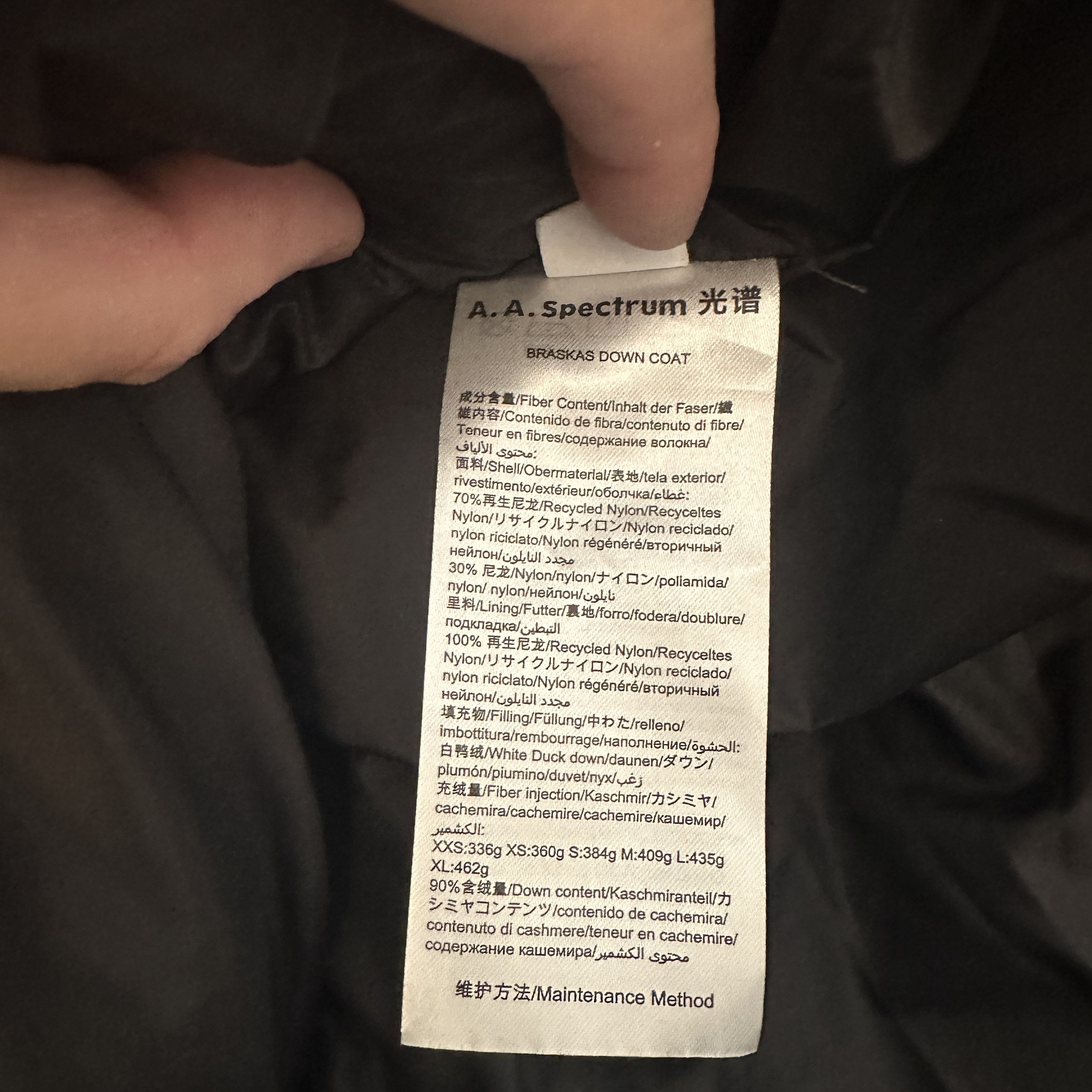 A. A. Spectrum A. A. Spectrum Down Jacket Braskas Size US M / EU 48-50 / 2 - 12 Thumbnail