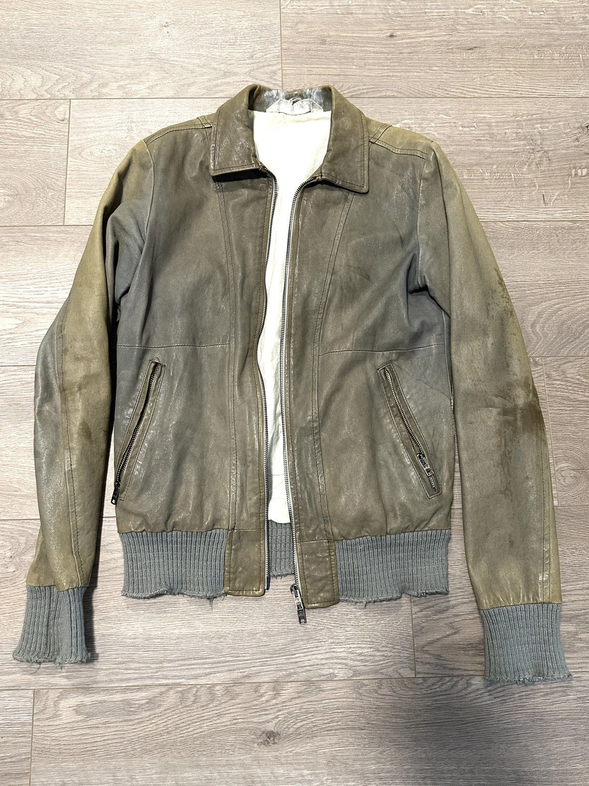 Giorgio Brato Giorgio Brato Calf Leather Jacket Size US M / EU 48-50 / 2 - 4 Thumbnail