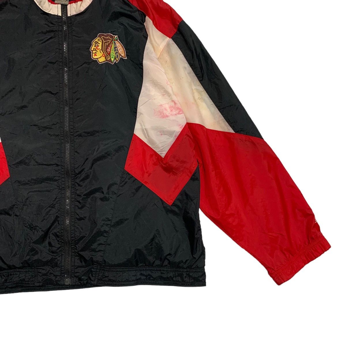 NHL Vintage Starter NHL Chicago Blackhawks Nylon Jacket Size US M / EU 48-50 / 2 - 10 Thumbnail