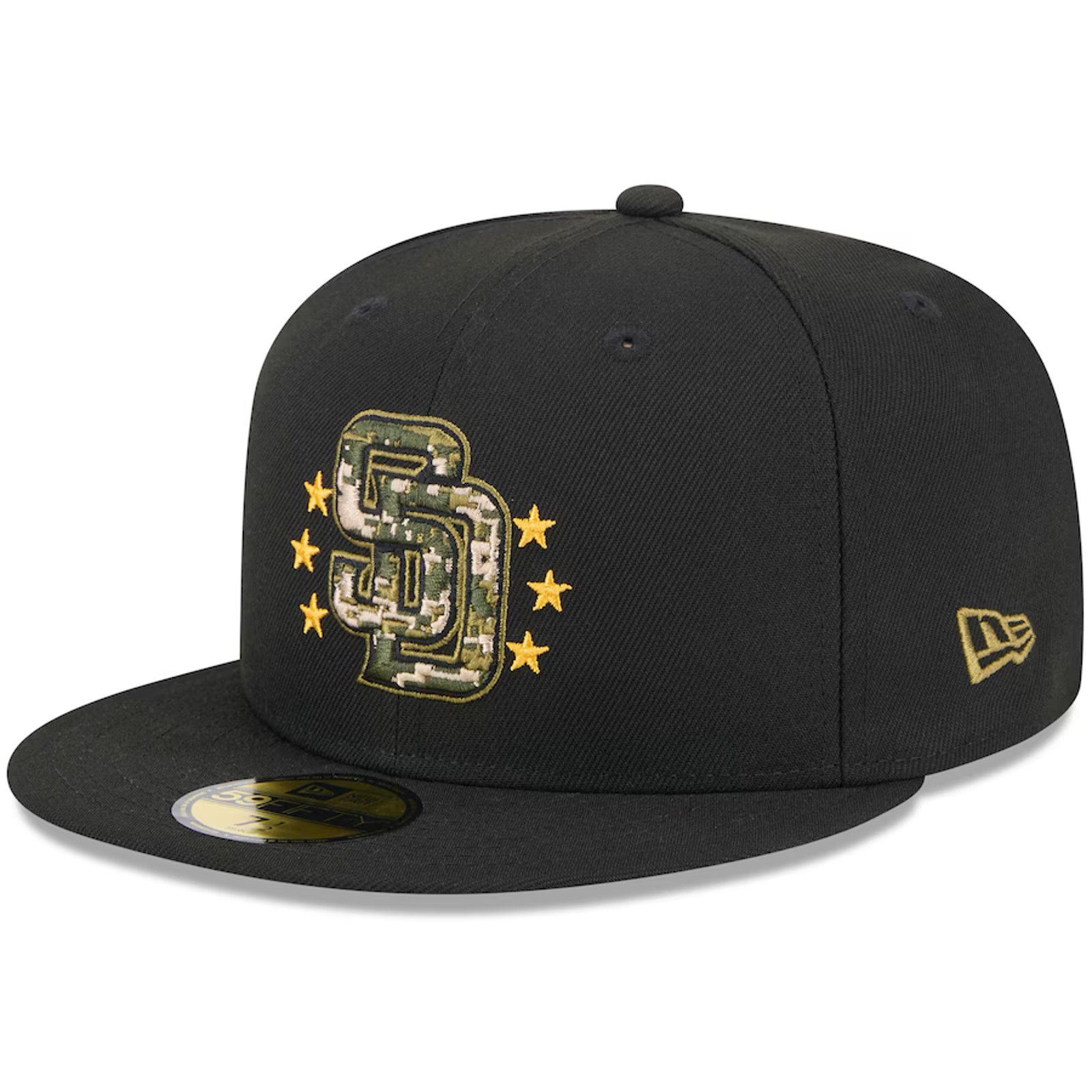New Era San Diego Padres New Era '24 Armed Forces Day Camo Hat 6 7/8 Size ONE SIZE - 8 Thumbnail