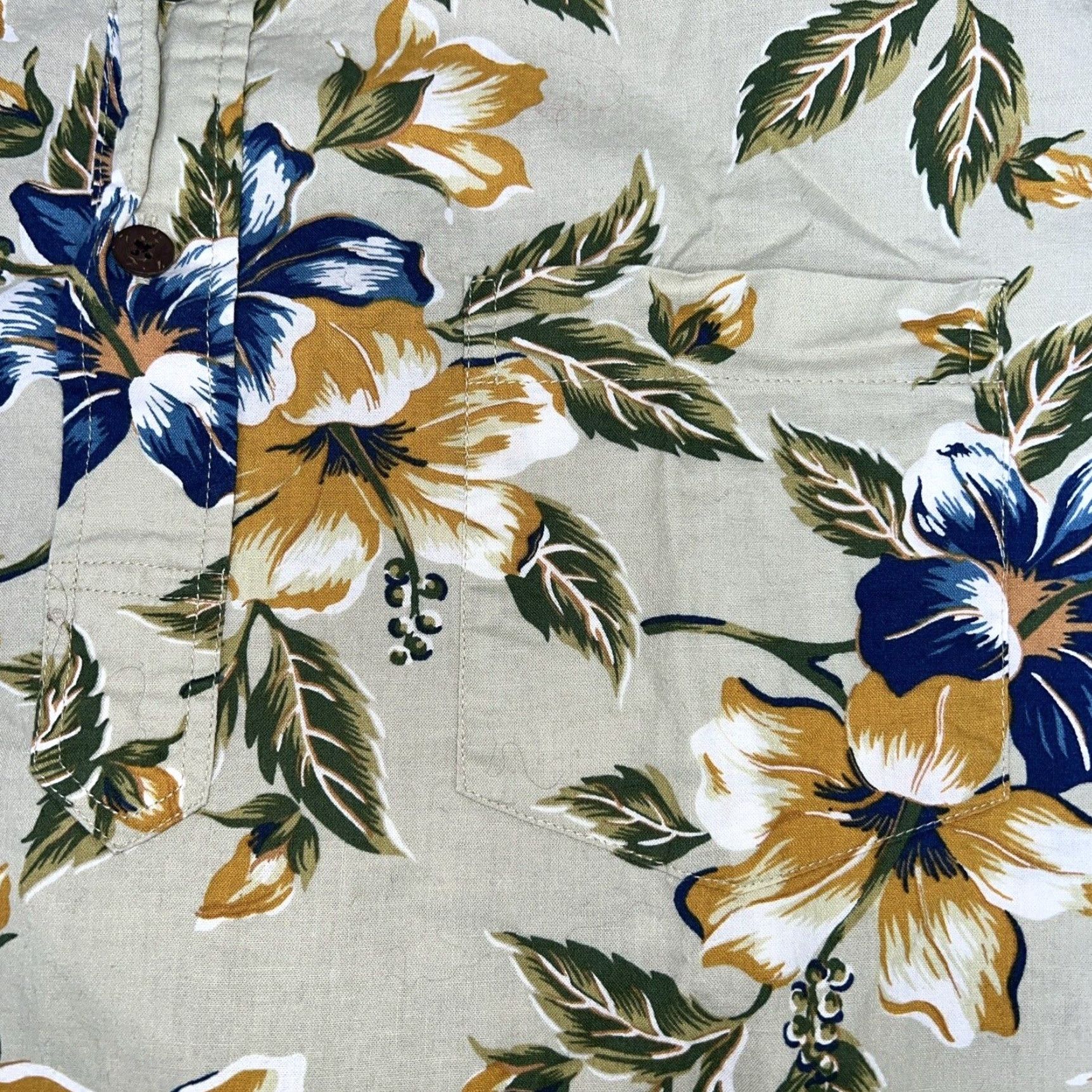 Reyn Spooner Reyn Spooner Shirt Men's L Yellow Floral Hawaiian Button-Up Mens Size US L / EU 52-54 / 3 - 5 Thumbnail