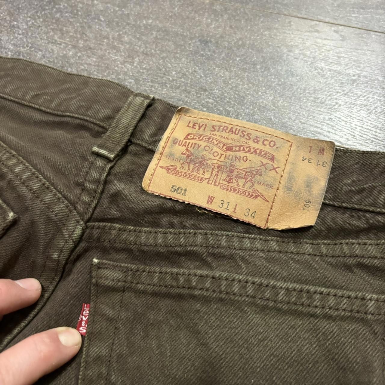 Levi's vintage made in Canada brown Levi’s 501 jeans 1996 30x30 Size US 30 / EU 46 - 6 Thumbnail