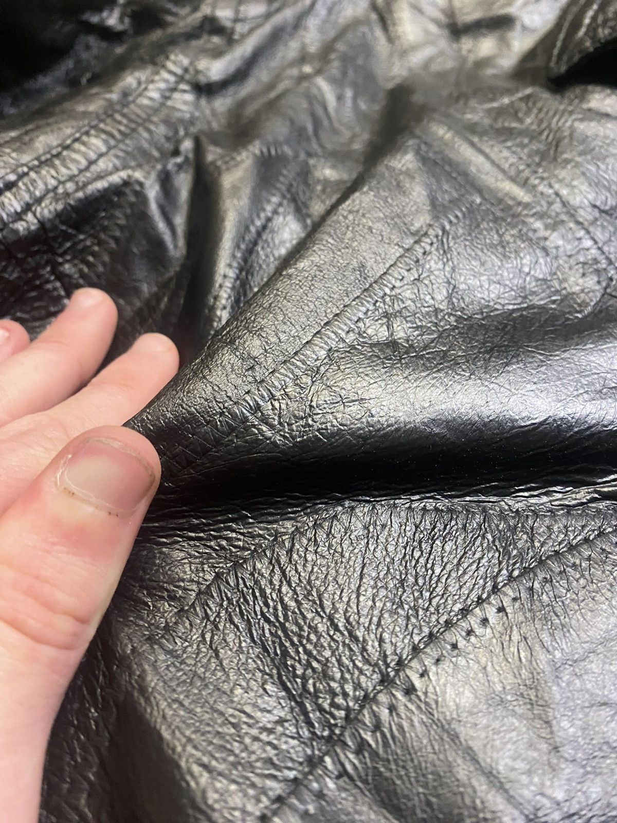 Other Leather bomber jacket paired with free Burberry scarf Size US XL / EU 56 / 4 - 6 Thumbnail