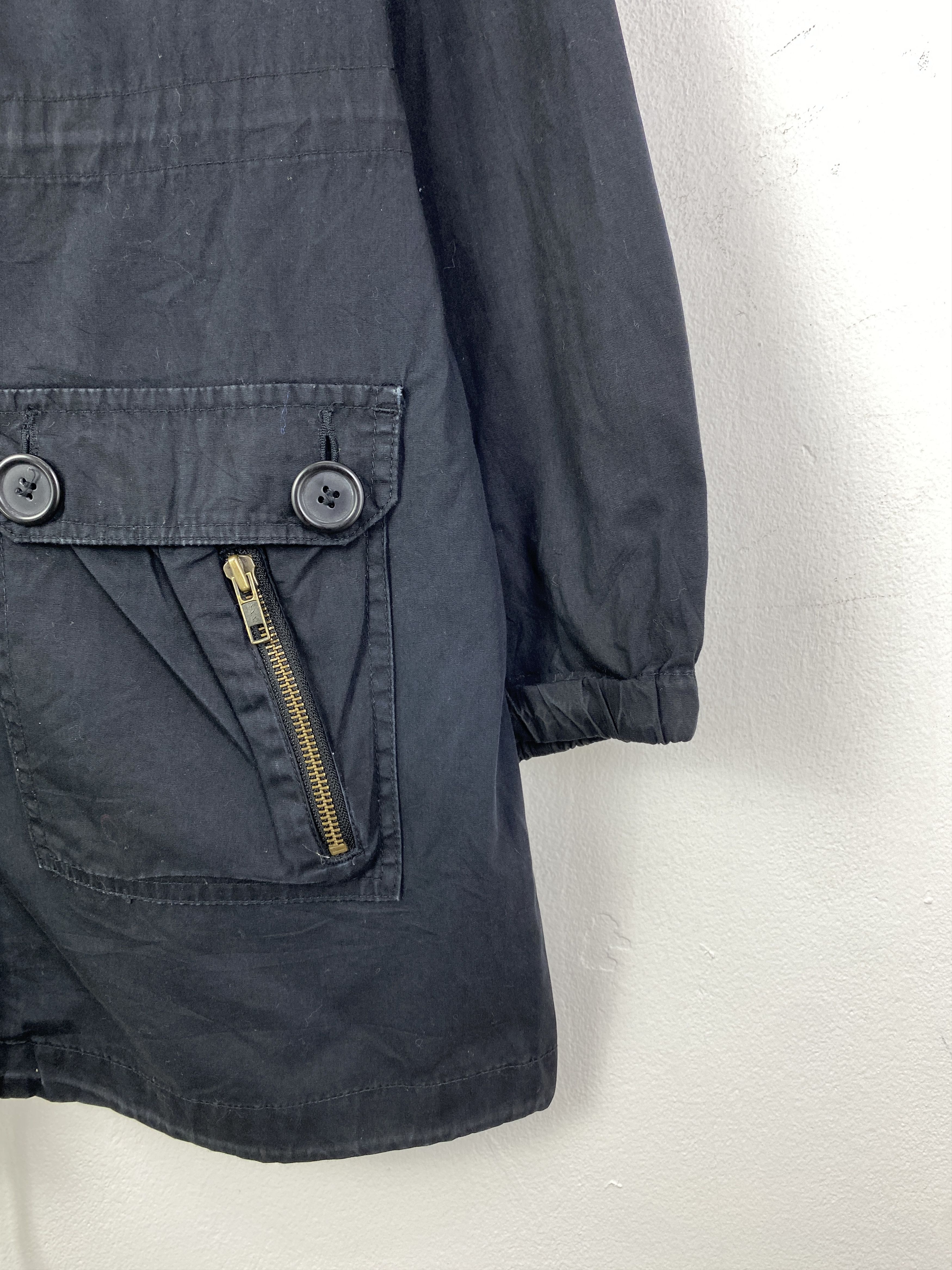 GU Vintage GU Black Military Style Long Jacket JA0234 Size US XL / EU 56 / 4 - 11 Thumbnail