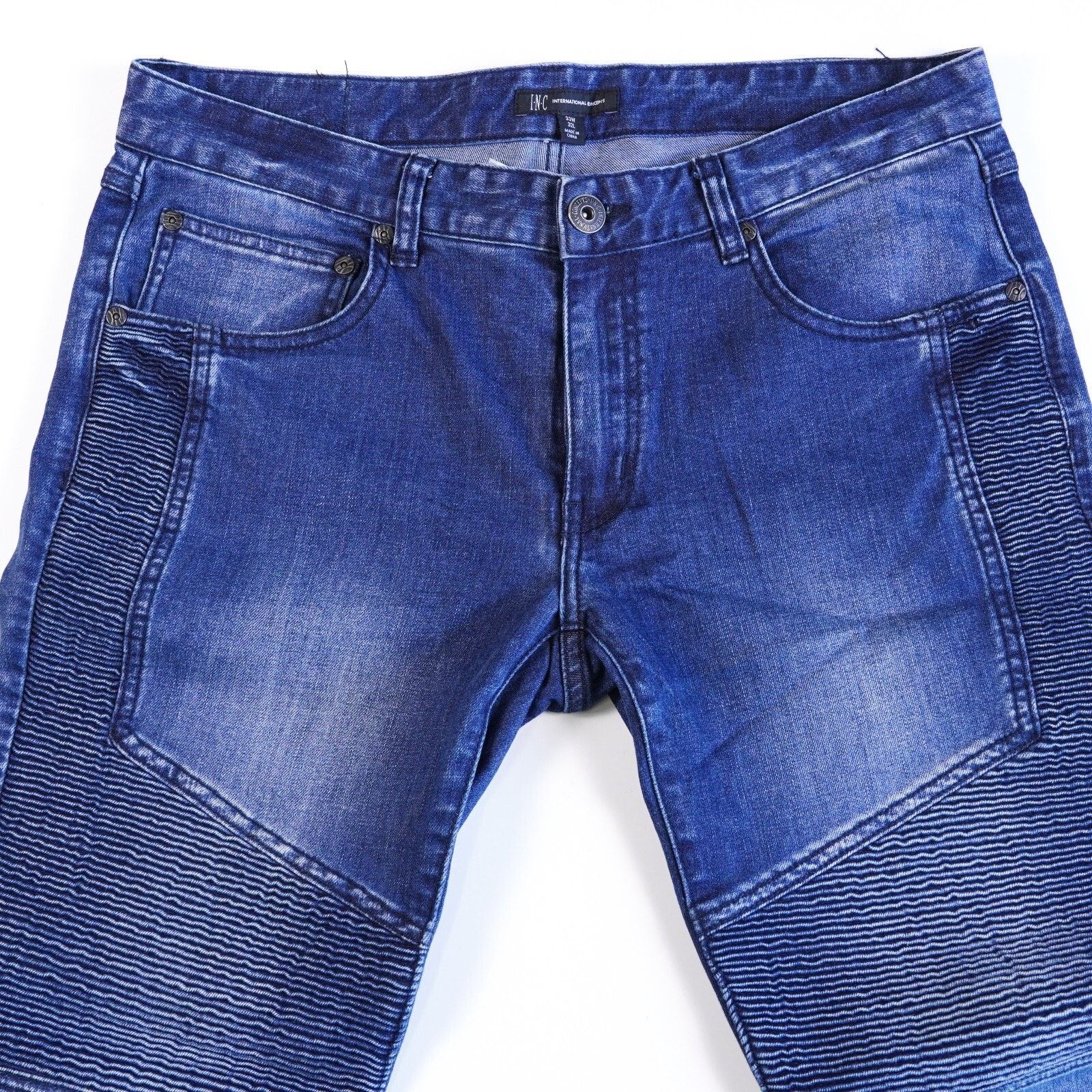 Other Concepts Inc Denim Slim Skinny Jeans Straight Pants W33 L32 Size US 33 - 5 Thumbnail