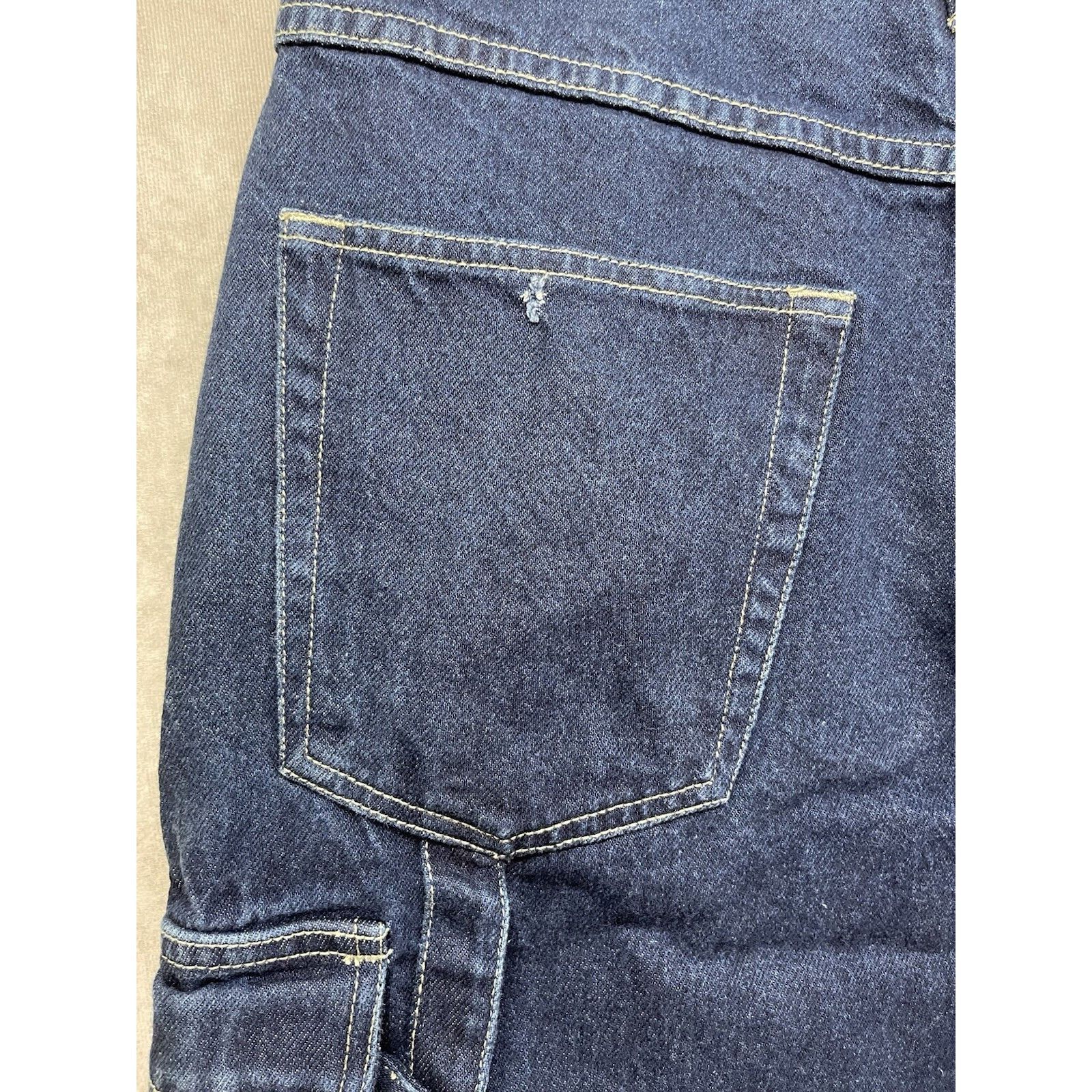 Fubu VTG Y2K Fubu Jeans Carpenter Blue Baggy Faded Hip Hop Size 3 Size US 34 / EU 50 - 7 Thumbnail