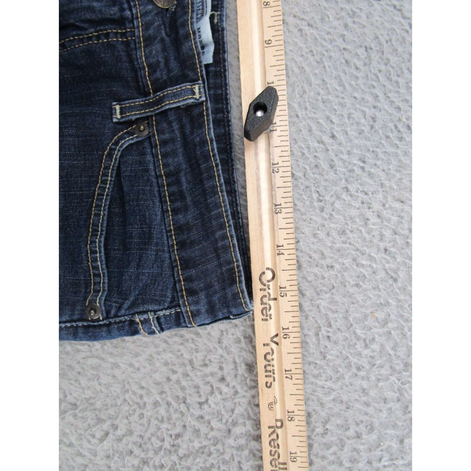 Levi's VINTAGE Levi's Modern Straight Blue Denim Jeans Women 8 Stretch Cotton Size 30" / US 8 / IT 44 - 5 Thumbnail