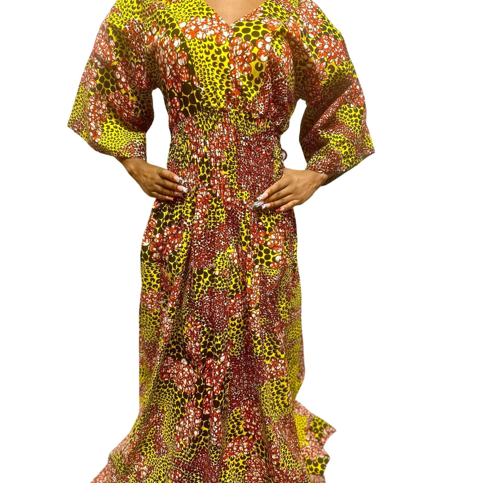 Other Vibrant Floral Print Maxi Dress Size L / US 10 / IT 46 - 4 Thumbnail