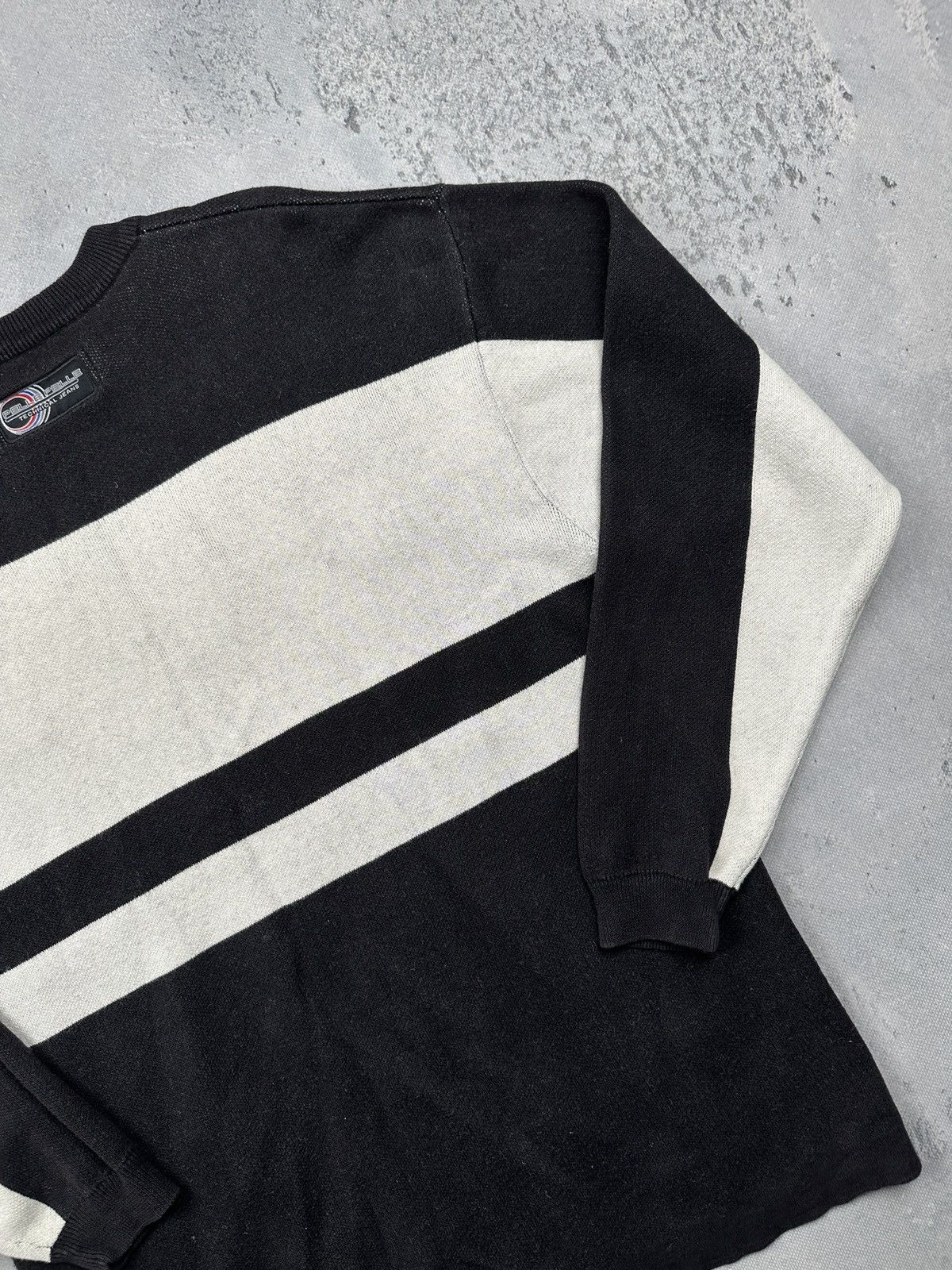 Marc Buchanan Vintage Pelle Pelle PPT Logo Knit Sweater XXL Y2K Streetwear Size US XXL / EU 58 / 5 - 11 Thumbnail
