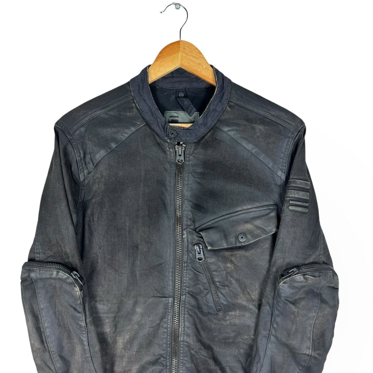 G-Star ☀️G STAR RAW BIKERS ZIPPER JACKET Size US M / EU 48-50 / 2 - 7 Thumbnail