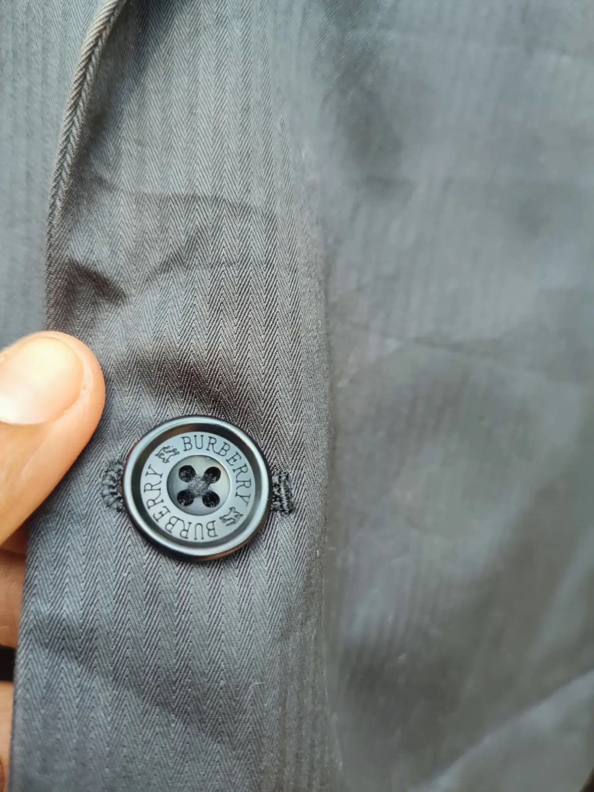 Burberry Burberry Black Label Single-Breasted Blazer – Charcoal Size 38R - 5 Thumbnail