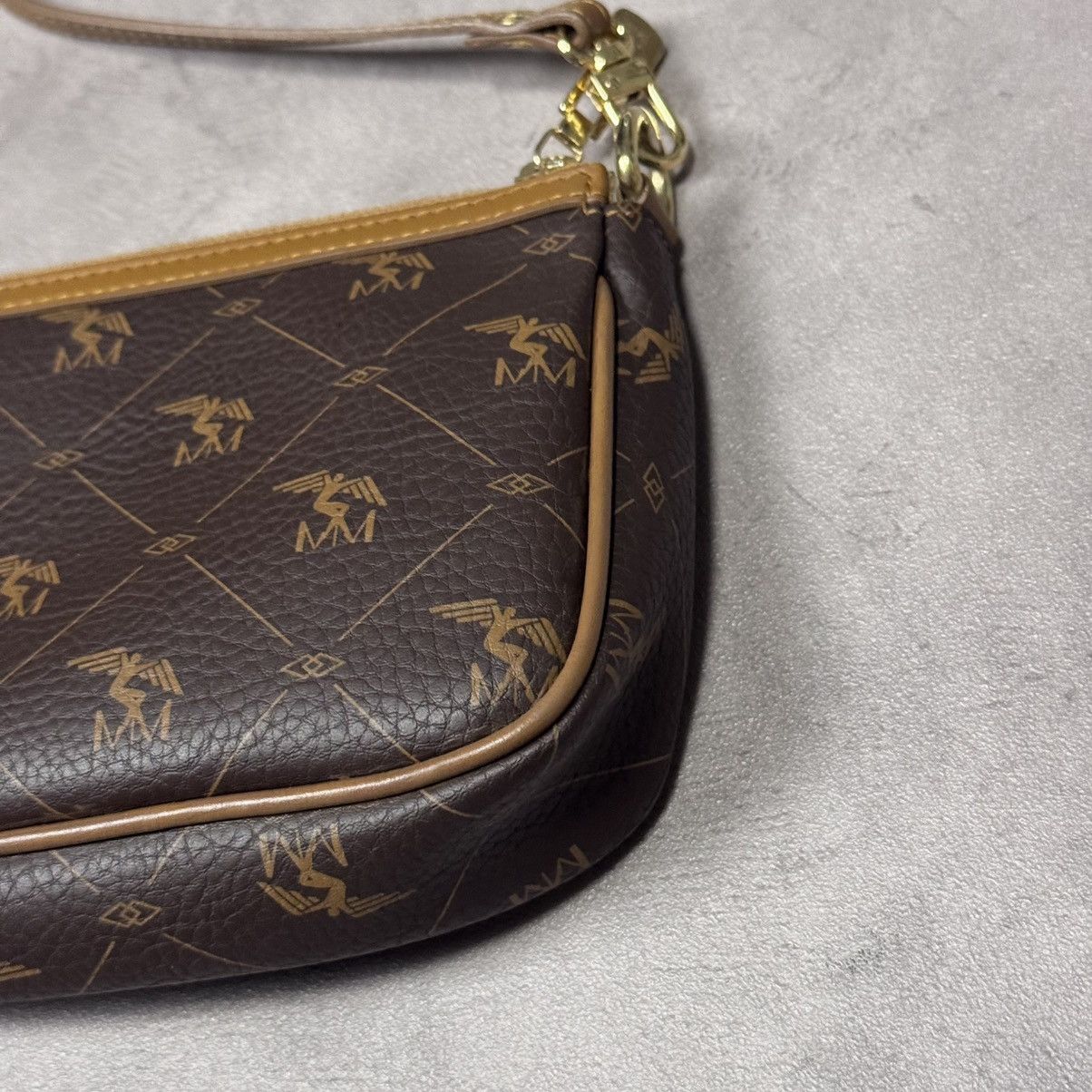 Maison Mollerus Mollerus Women’s Shoulderbag Pecarus Brown/Gold Missy Size ONE SIZE - 7 Thumbnail