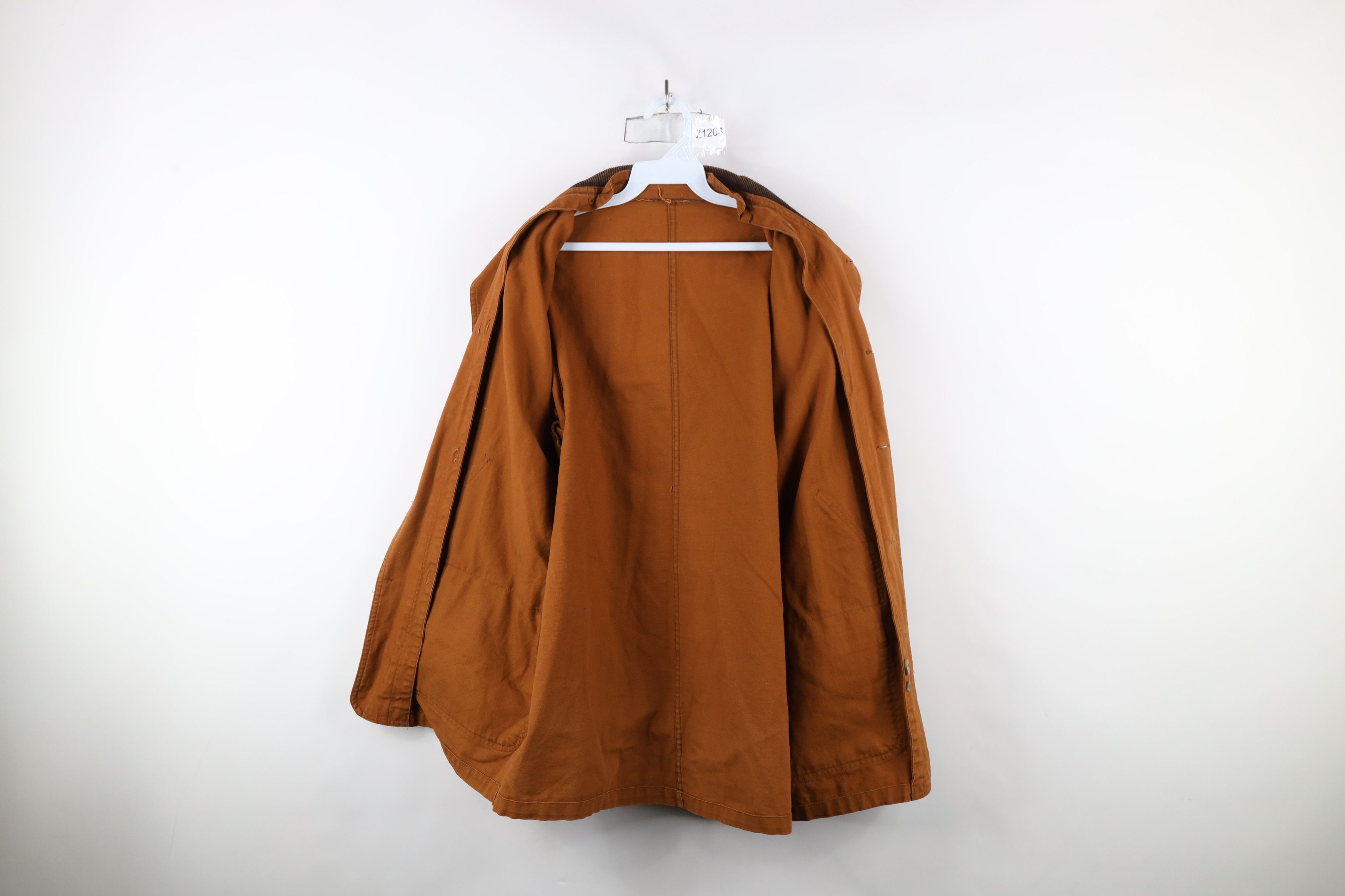 Vintage Vintage 90s Streetwear Corduroy Canvas Chore Barn Jacket Size US XXL / EU 58 / 5 - 10 Thumbnail