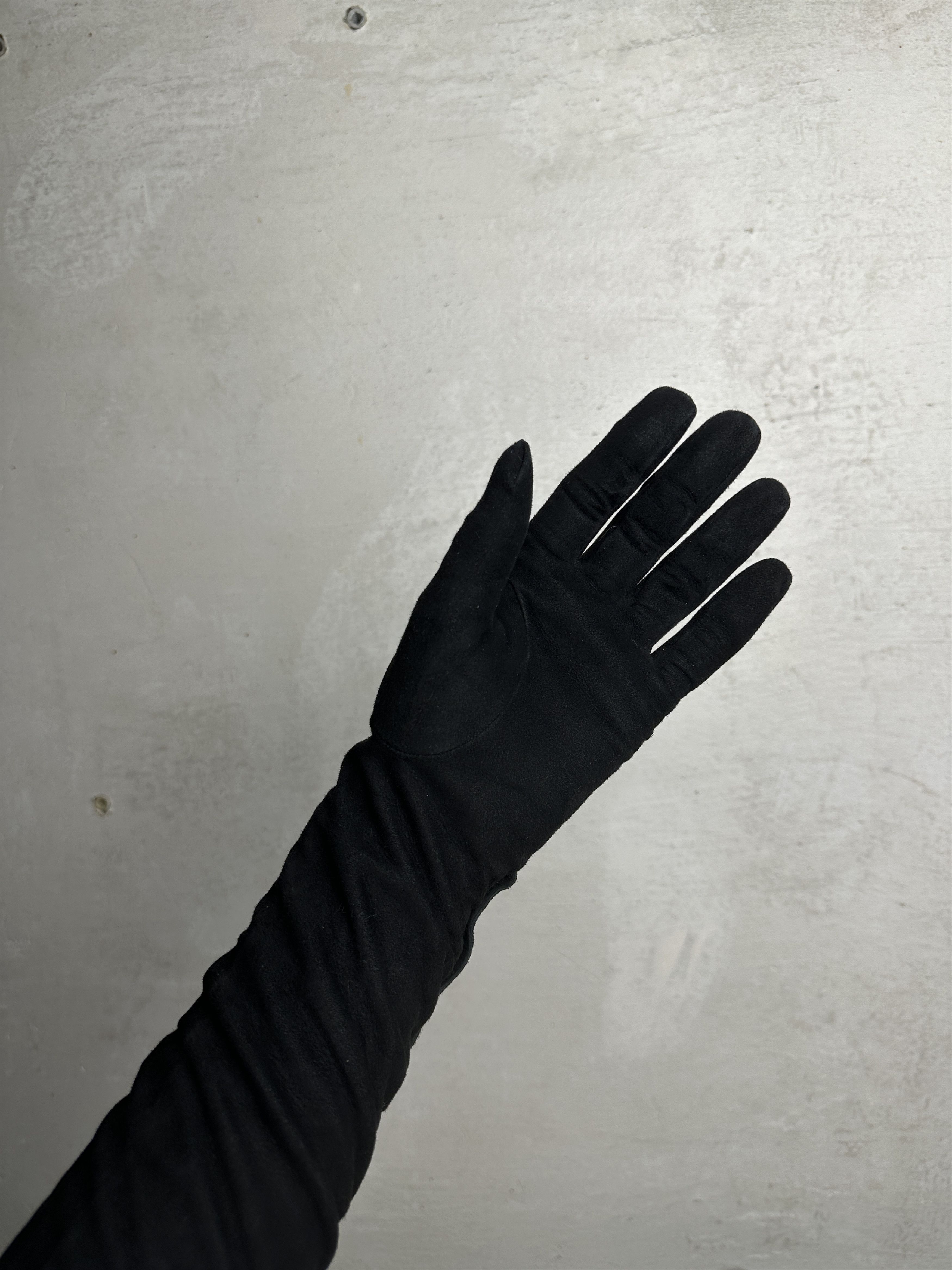 Prada Prada Suede Long Gloves Size ONE SIZE - 10 Thumbnail