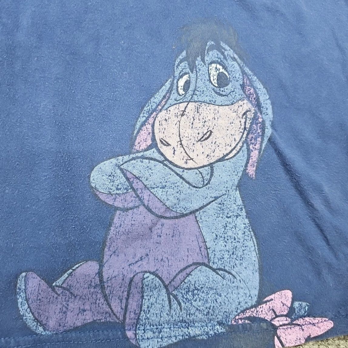 Disney Walt Disney EEyore T-Shirt Cap Short Sleeve Blue Junior XL Women Size XL / US 12-14 / IT 48-50 - 5 Thumbnail
