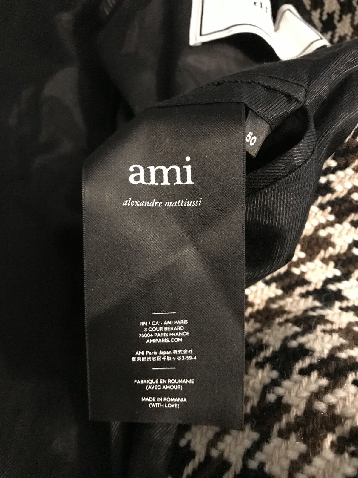 AMI AMI PARIS Houndstooth Coat Size US M / EU 48-50 / 2 - 6 Thumbnail