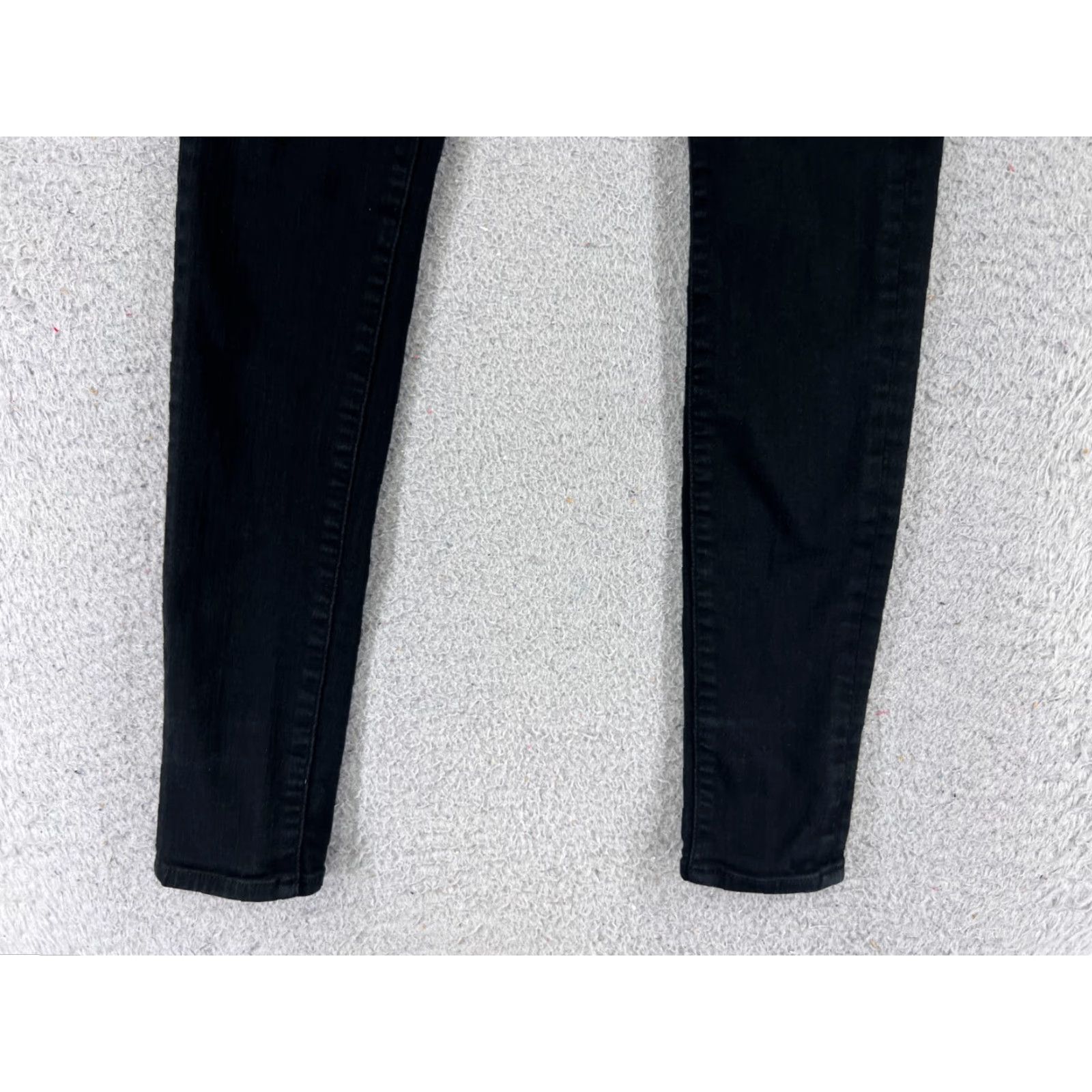 Dickies Polo Ralph Lauren Jeans Womens 24X30 Denim Black Skinny Low Rise Cotton 5-Pocket Dickies City Preppy 90s Mens Girls Size 26" / US 2 / IT 38 - 2 Thumbnail