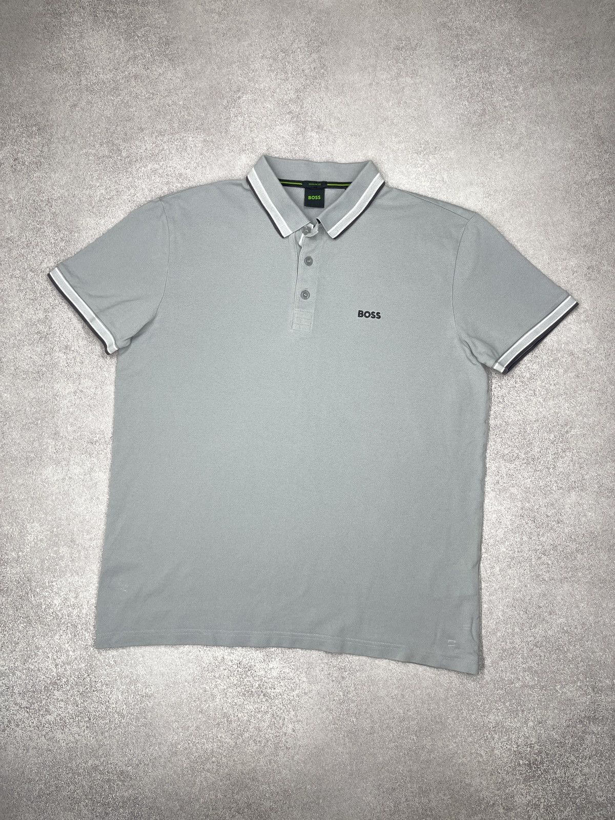 Hugo Boss Mens Hugo Boss Paddy Polo T Shirt Grey Size XL Size US XL / EU 56 / 4 - 2 Thumbnail
