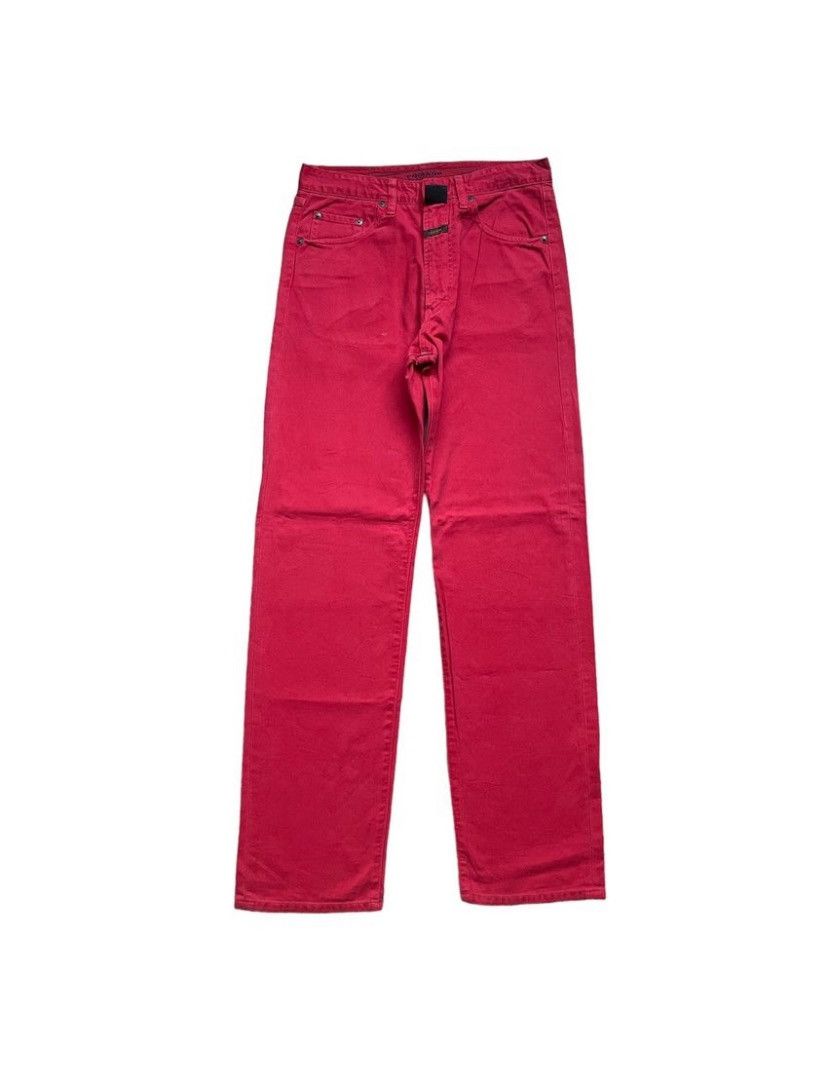Marithe + Francois Girbaud Marithe Francois Girbaud Red Denim Jeans Size US 29 - 1 Thumbnail