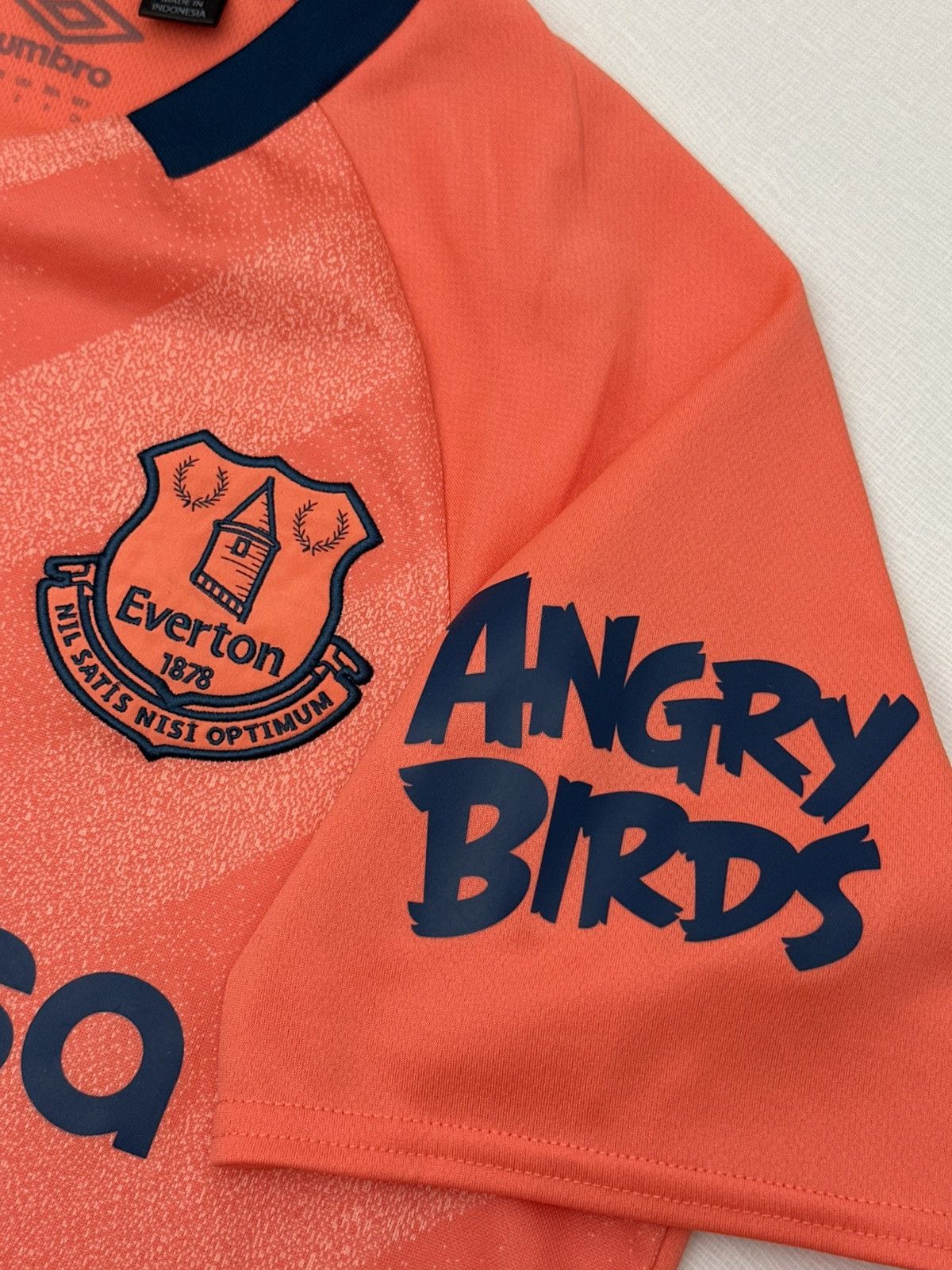 Umbro Everton FC 2019/20 Third Jersey Coral/Orange Umbro Sportpesa Size US S / EU 44-46 / 1 - 6 Thumbnail