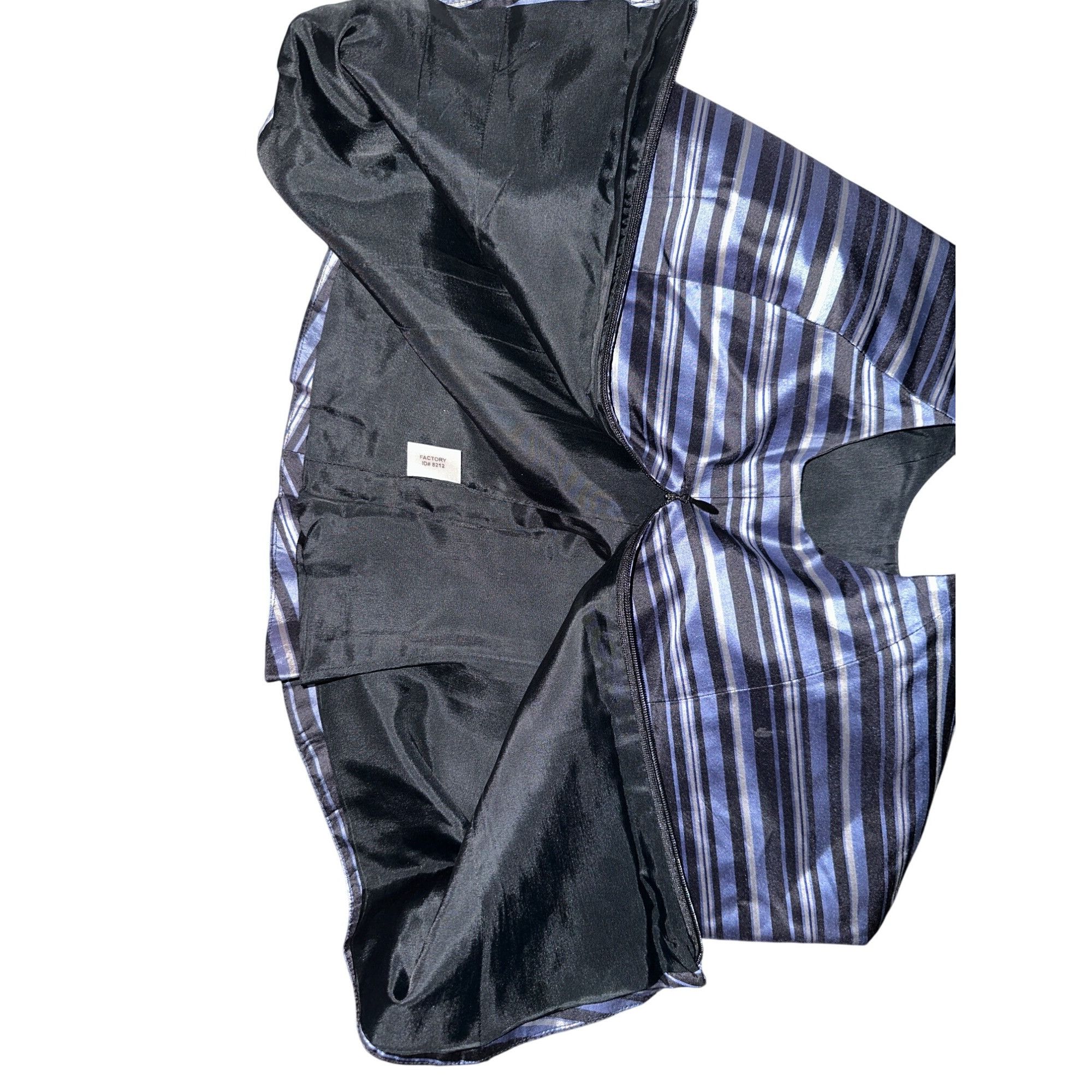 Ann Taylor Ann Taylor Petites 2P Navy Blue Striped Silk Sleeveless Blou Size XS / US 0-2 / IT 36-38 - 7 Thumbnail