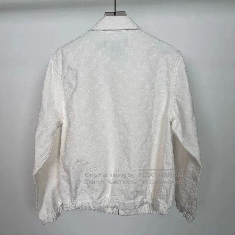 Louis Vuitton Louis Vuitton White Monogram Jacket. Size US XS / EU 42 / 0 - 2 Thumbnail