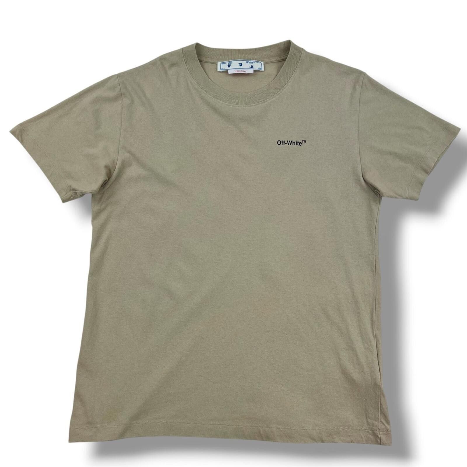 Off-White Off-White Caravaggio Arrows Beige T Shirt Size US M / EU 48-50 / 2 - 3 Thumbnail