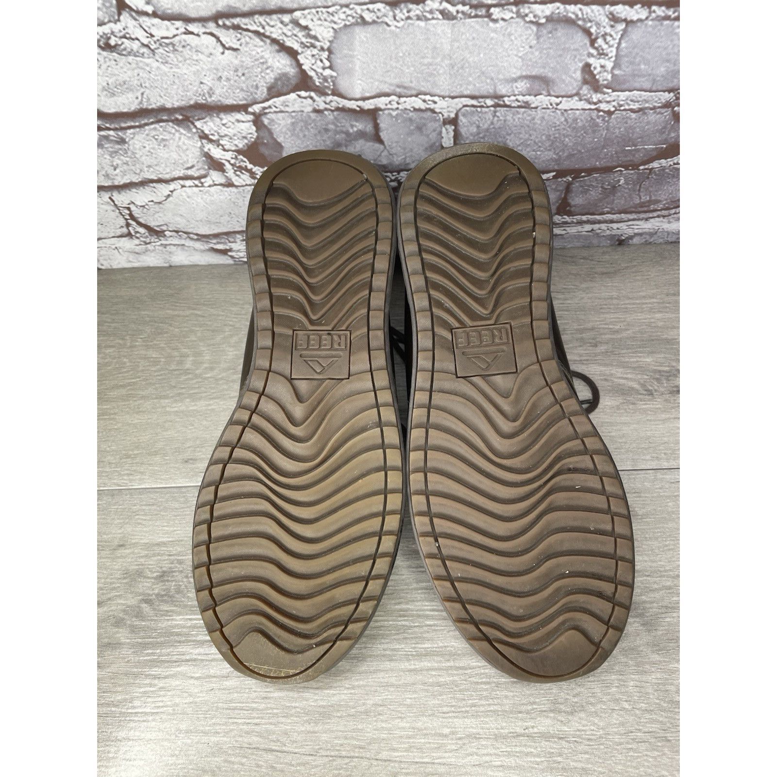 REEF Reef Rover Mid Brown Leather Casual Chukka Boots Shoes Men S Size US 11 / EU 44 - 10 Thumbnail