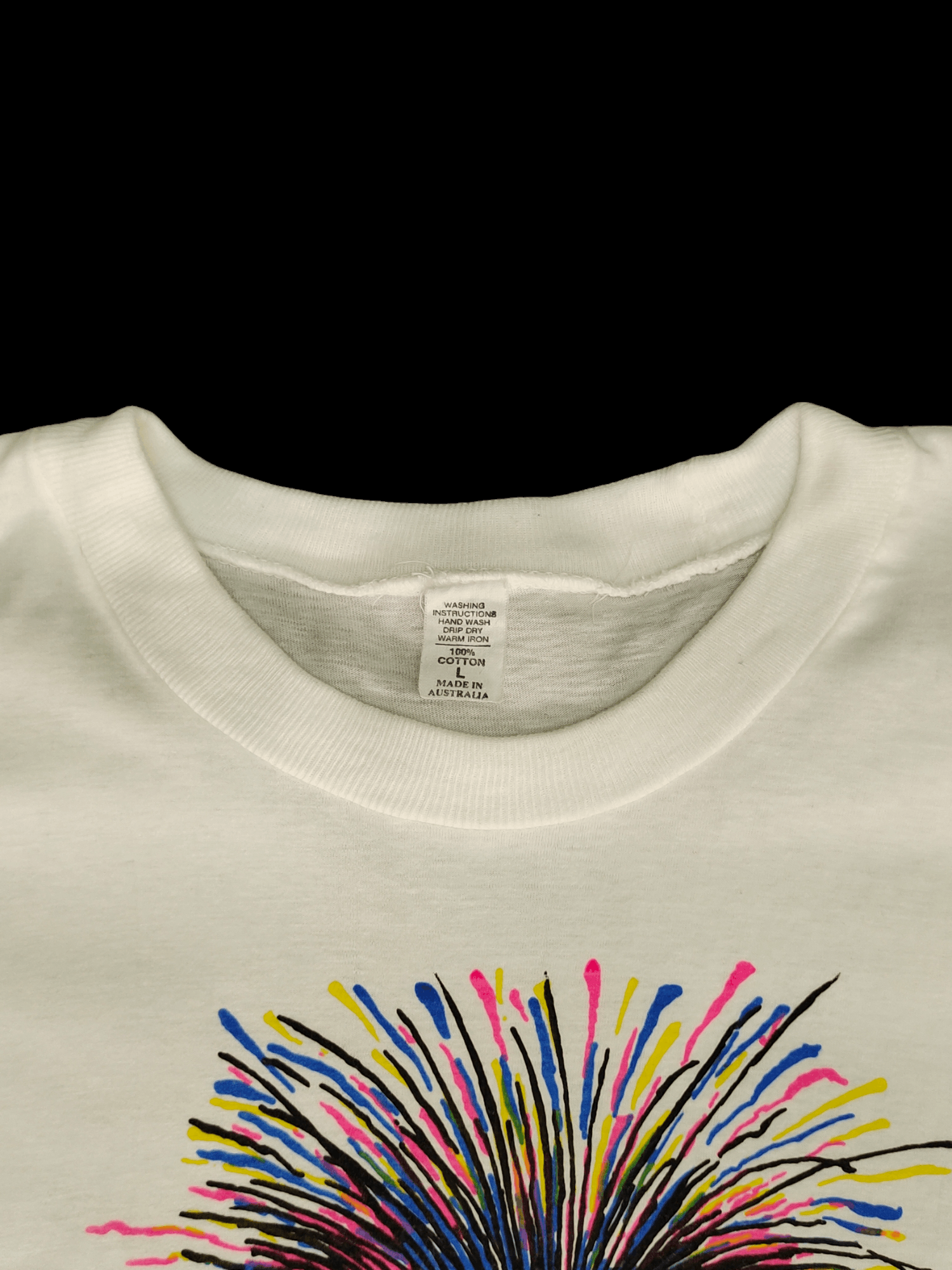 Man Made In Australia Vintage 90s Cairns Australia Artwork T-Shirt Ken Done Mambo Size US M / EU 48-50 / 2 - 5 Thumbnail