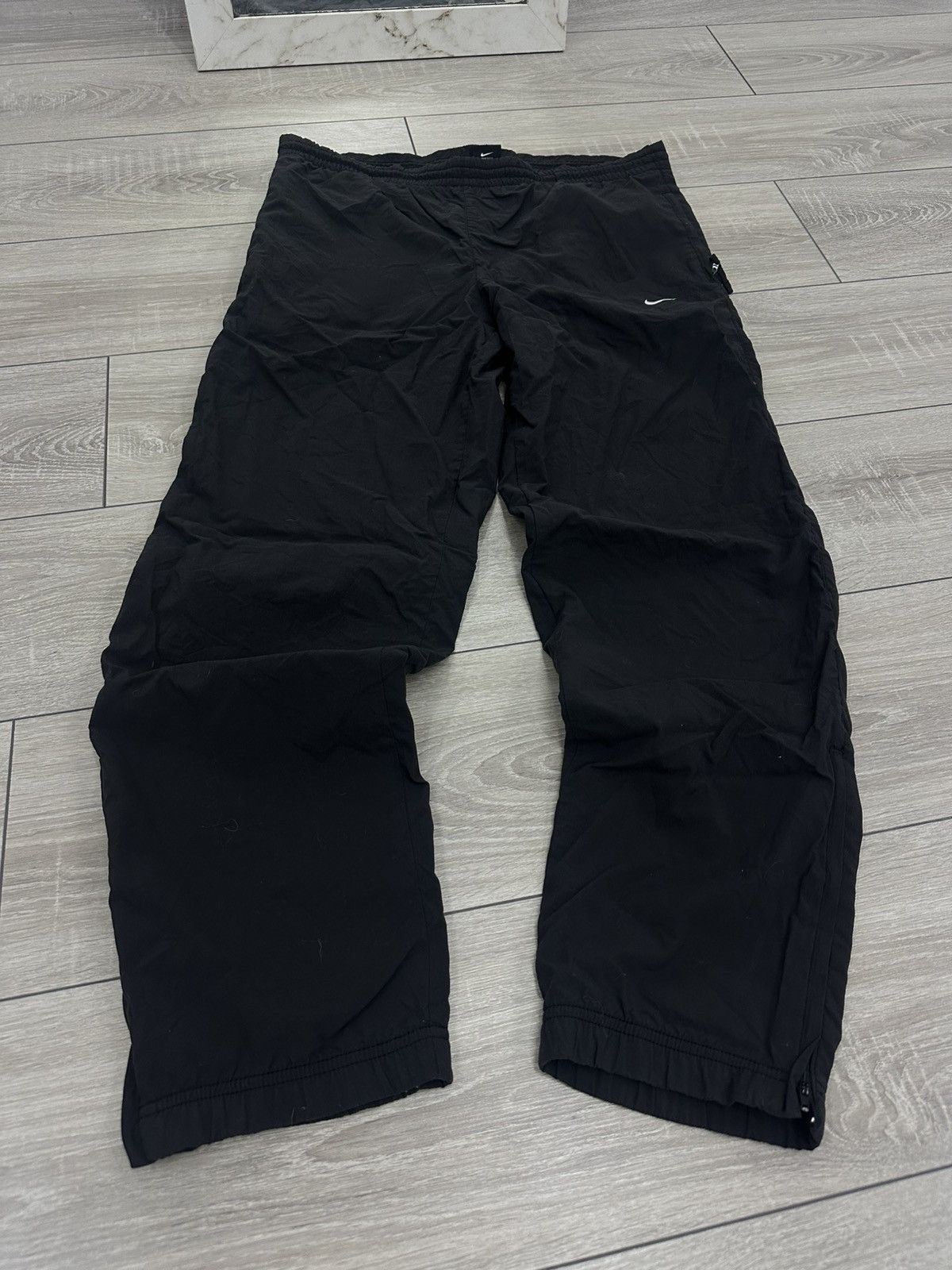00s nike nylon wide pants archive 00s archive nike nylon wide