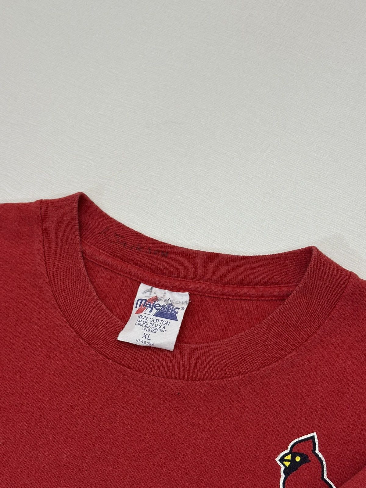 Majestic Vintage 90s St. Louis Cardinals Tshirt MLB Majestic Size XL Size US XL / EU 56 / 4 - 3 Thumbnail