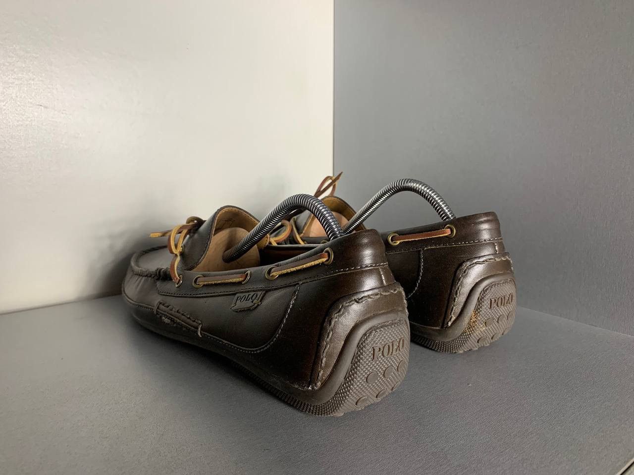 Polo Ralph Lauren × Vintage VERY RARE POLO RALPH LAUREN LEATHER SHOES CLASSIC DELUX 90s Size US 12 / EU 45 - 3 Thumbnail