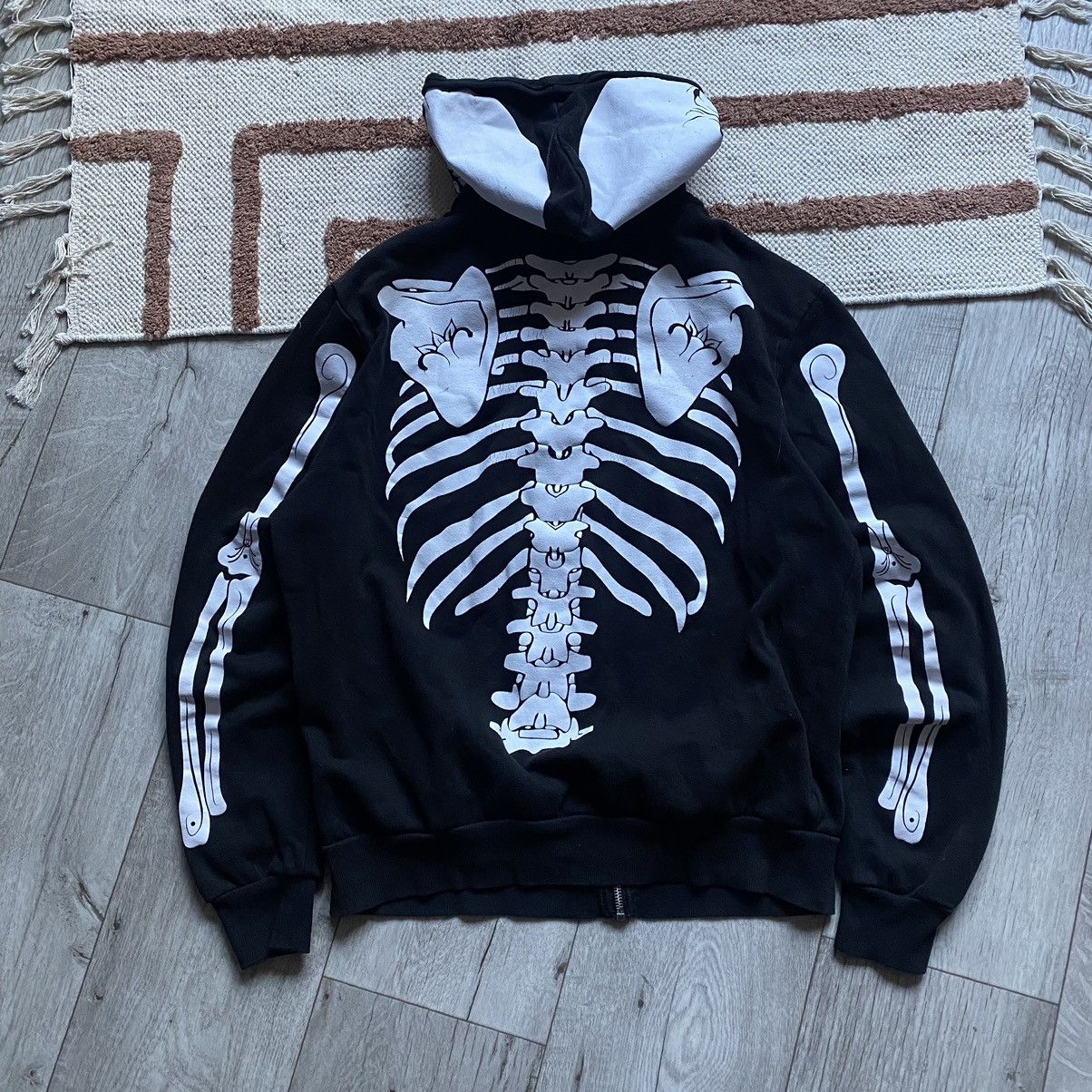 Playboi Carti SKELETON BONES Y2K PLAYBOY CARTI STYLE HOODIE Size US L / EU 52-54 / 3 - 2 Thumbnail