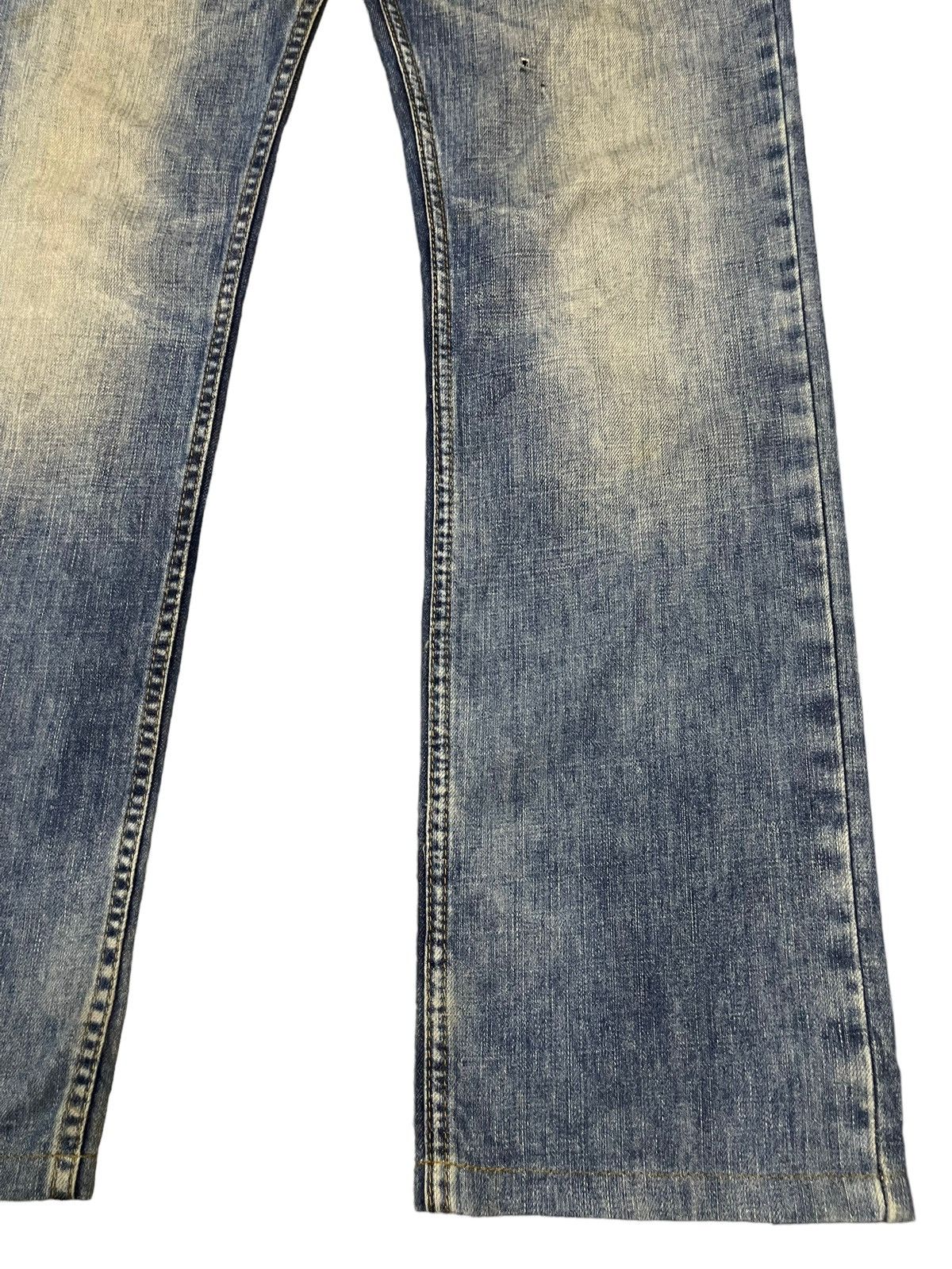 Zara Vintage Zara Blue Wash Style Distress Jeans Size US 32 / EU 48 - 6 Thumbnail