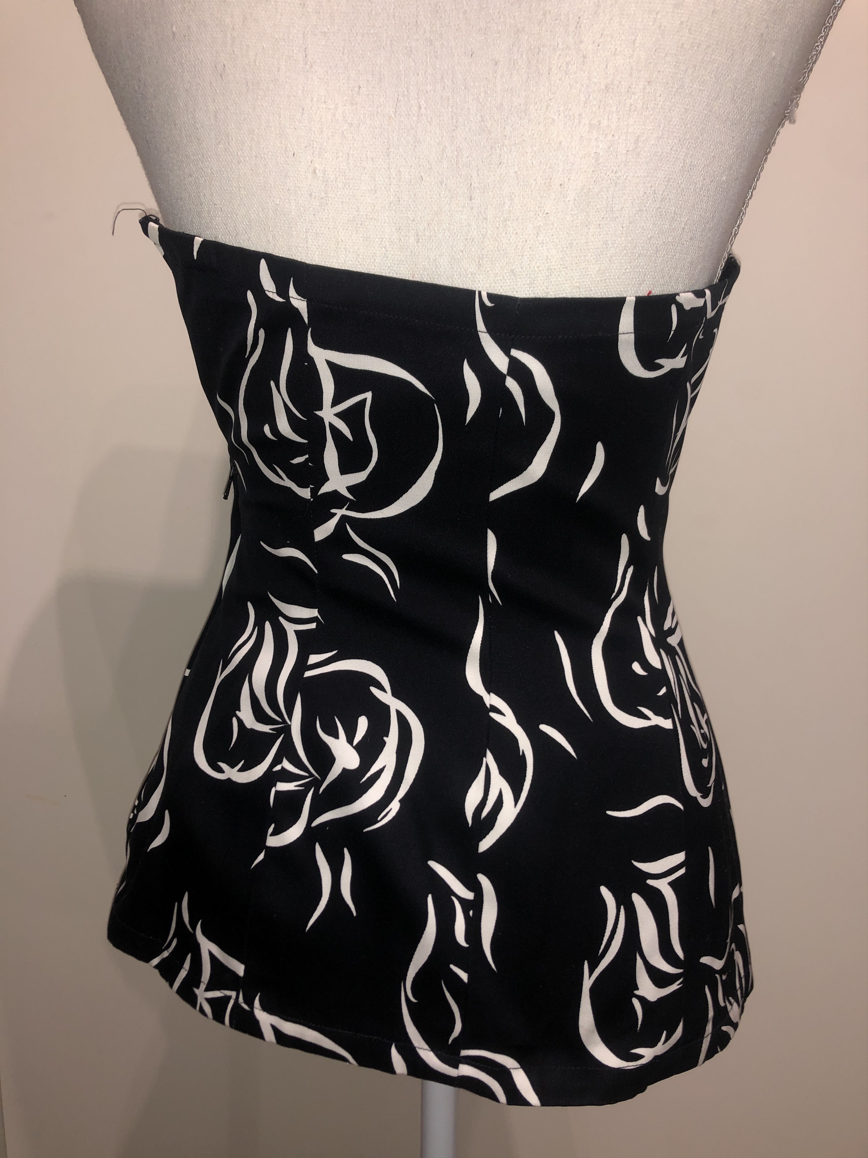 Yves Saint Laurent 80's Combed Cotton Corset Size S / US 4 / IT 40 - 6 Thumbnail