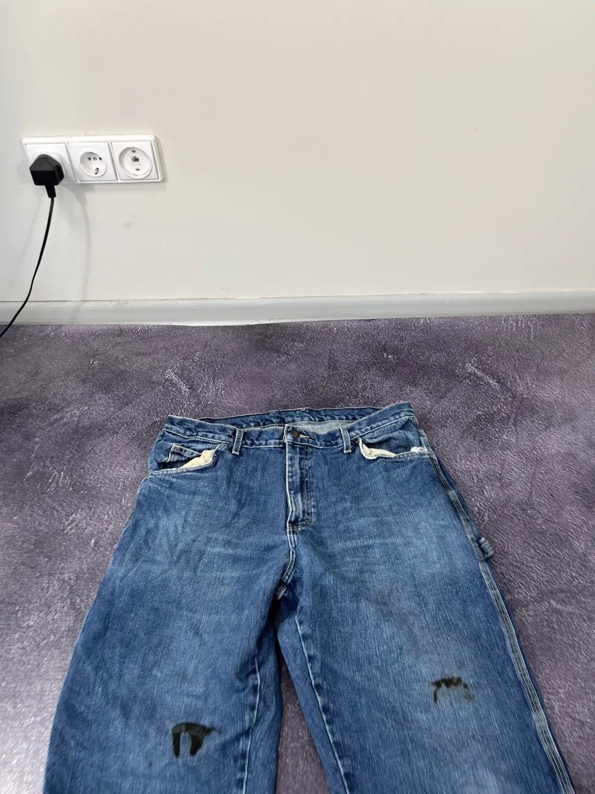 Dickies Vintage Dickies Y2K Blue Work Hype Baggy Jeans Size US 36 / EU 52 - 8 Thumbnail